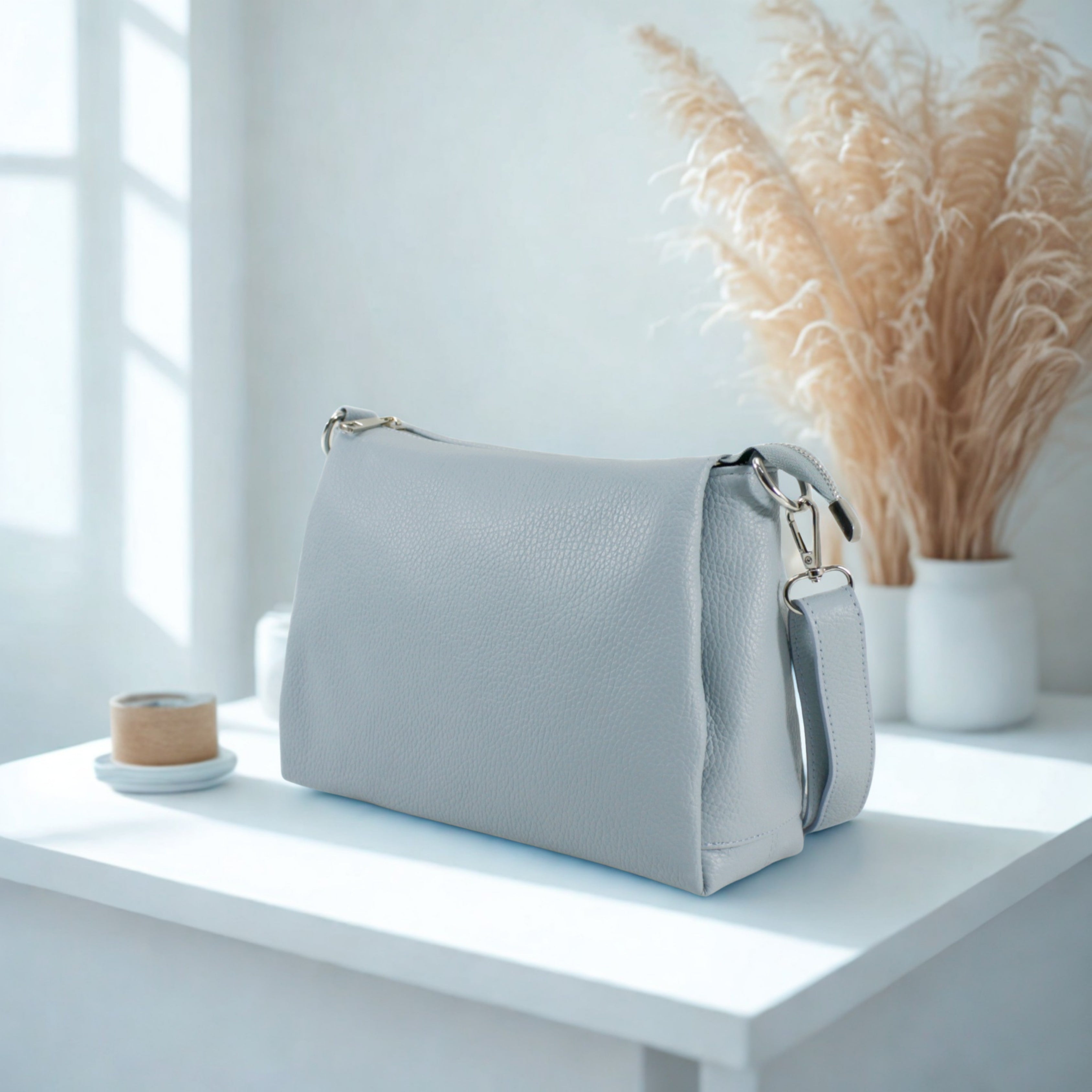 Italian Multi compartments Leather Bag