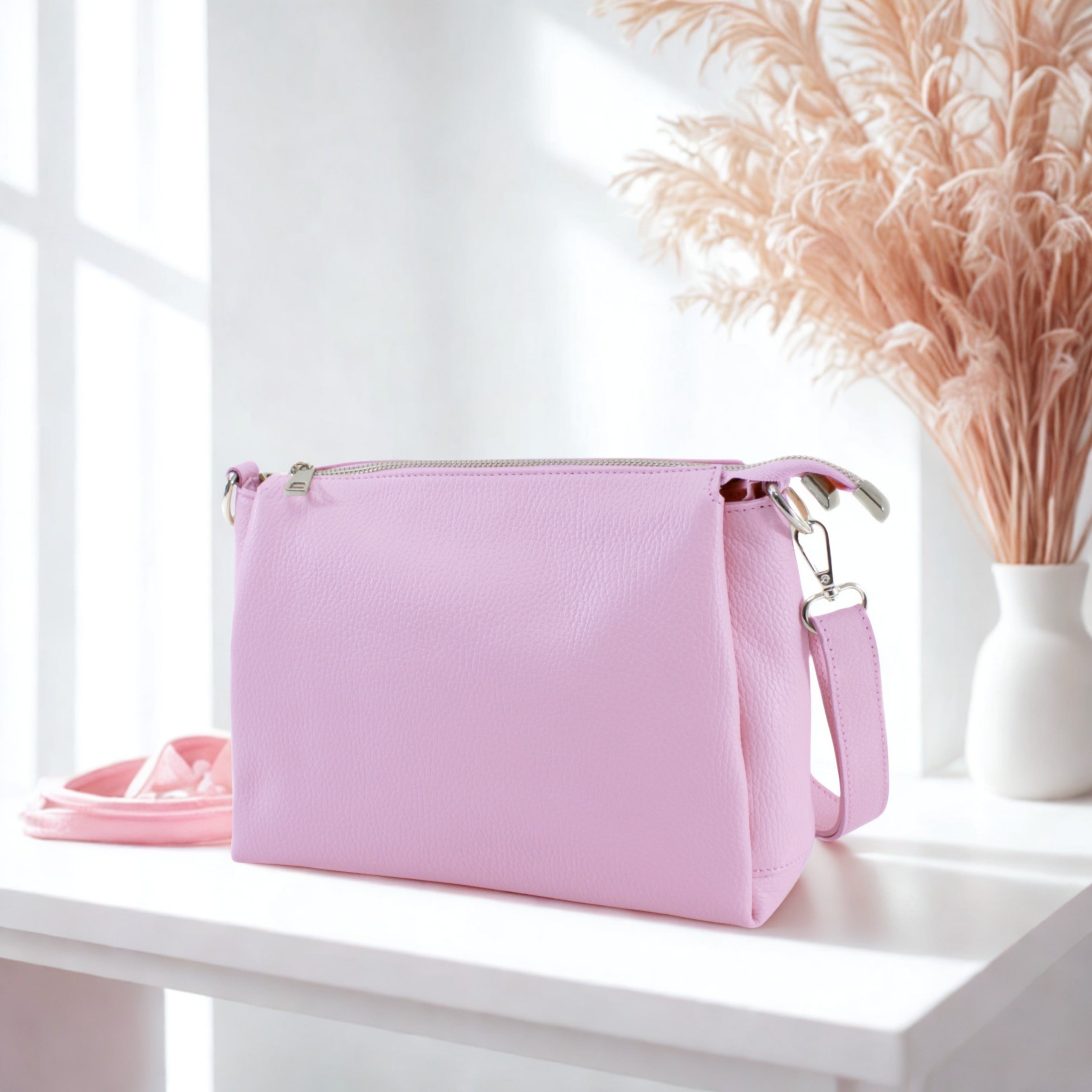 Italian Multi compartments Leather Bag