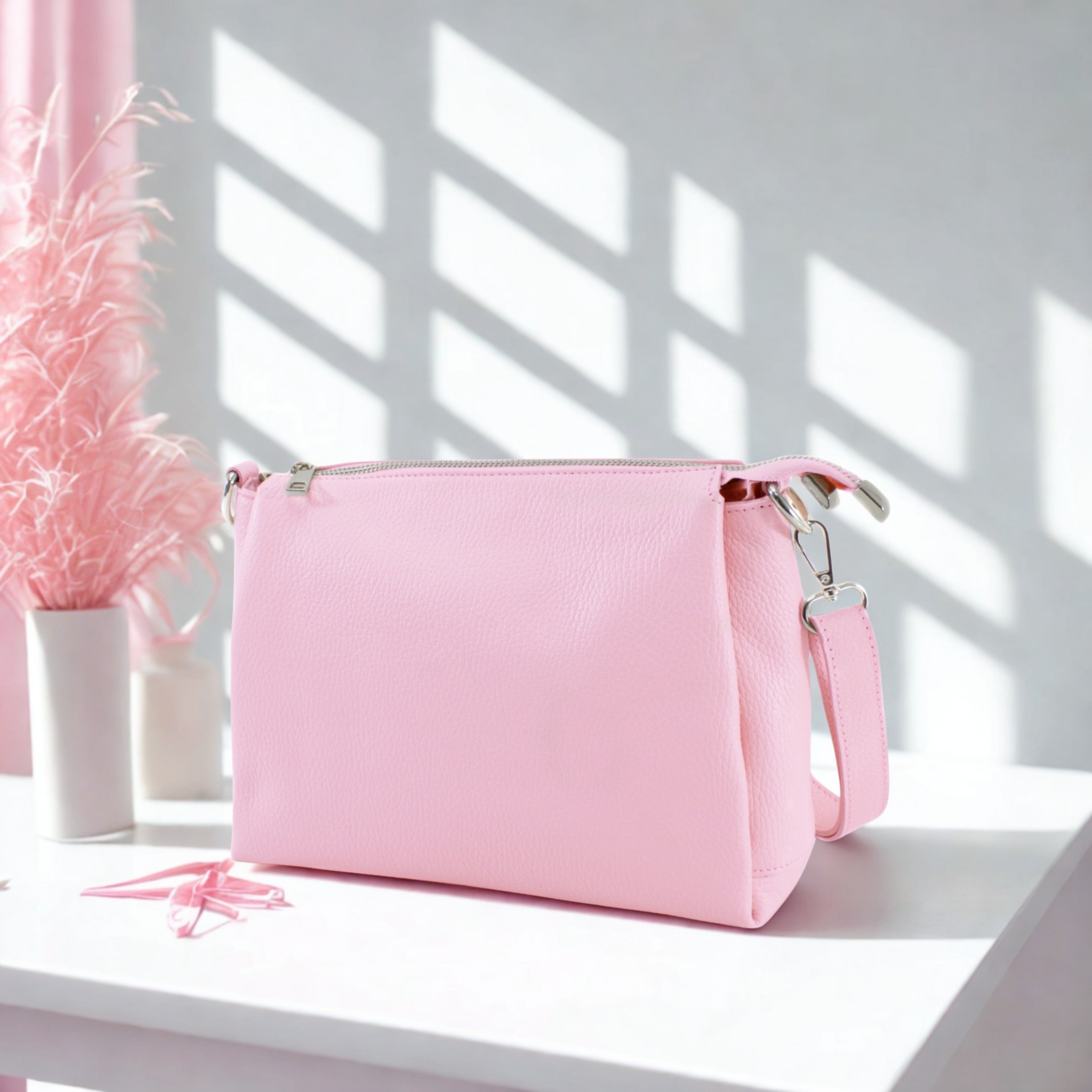 Italian Multi compartments Leather Bag