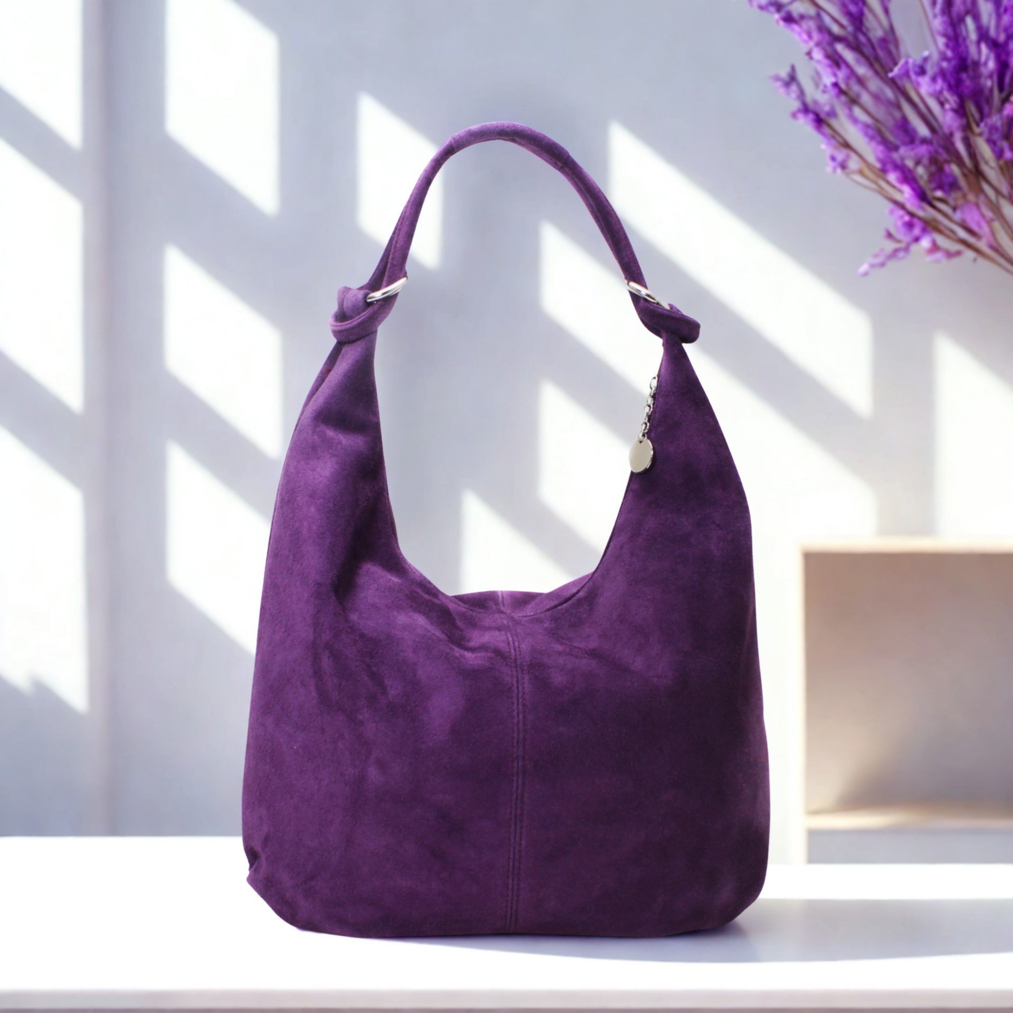 Italian Suede Shoulder bag