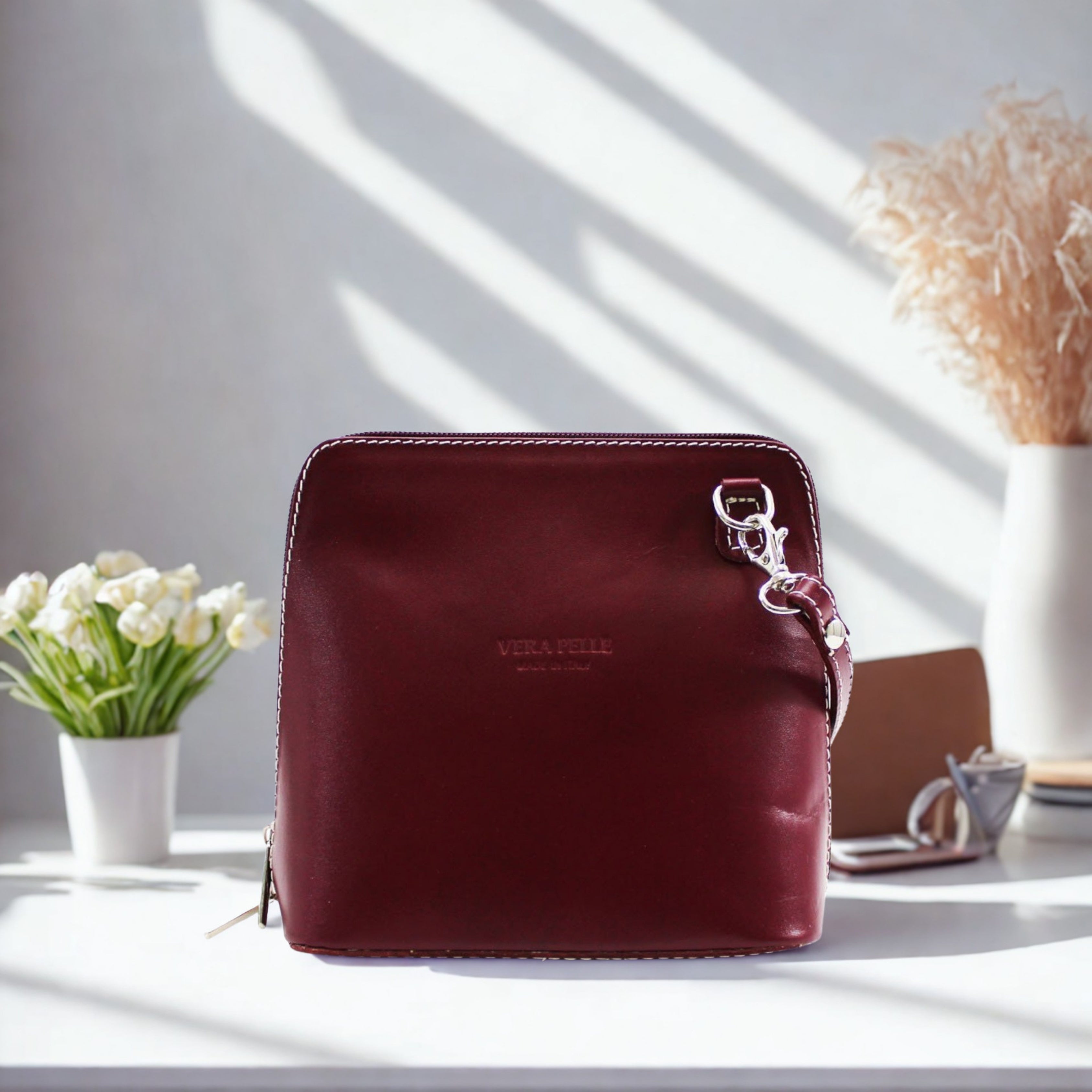 Leather Small Square Bag