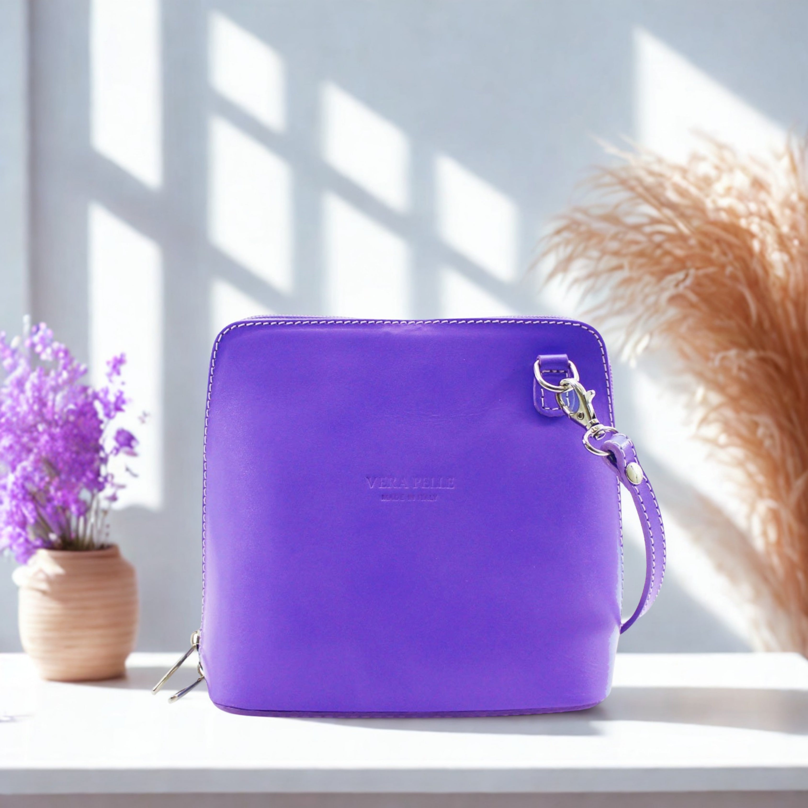 Leather Small Square Bag