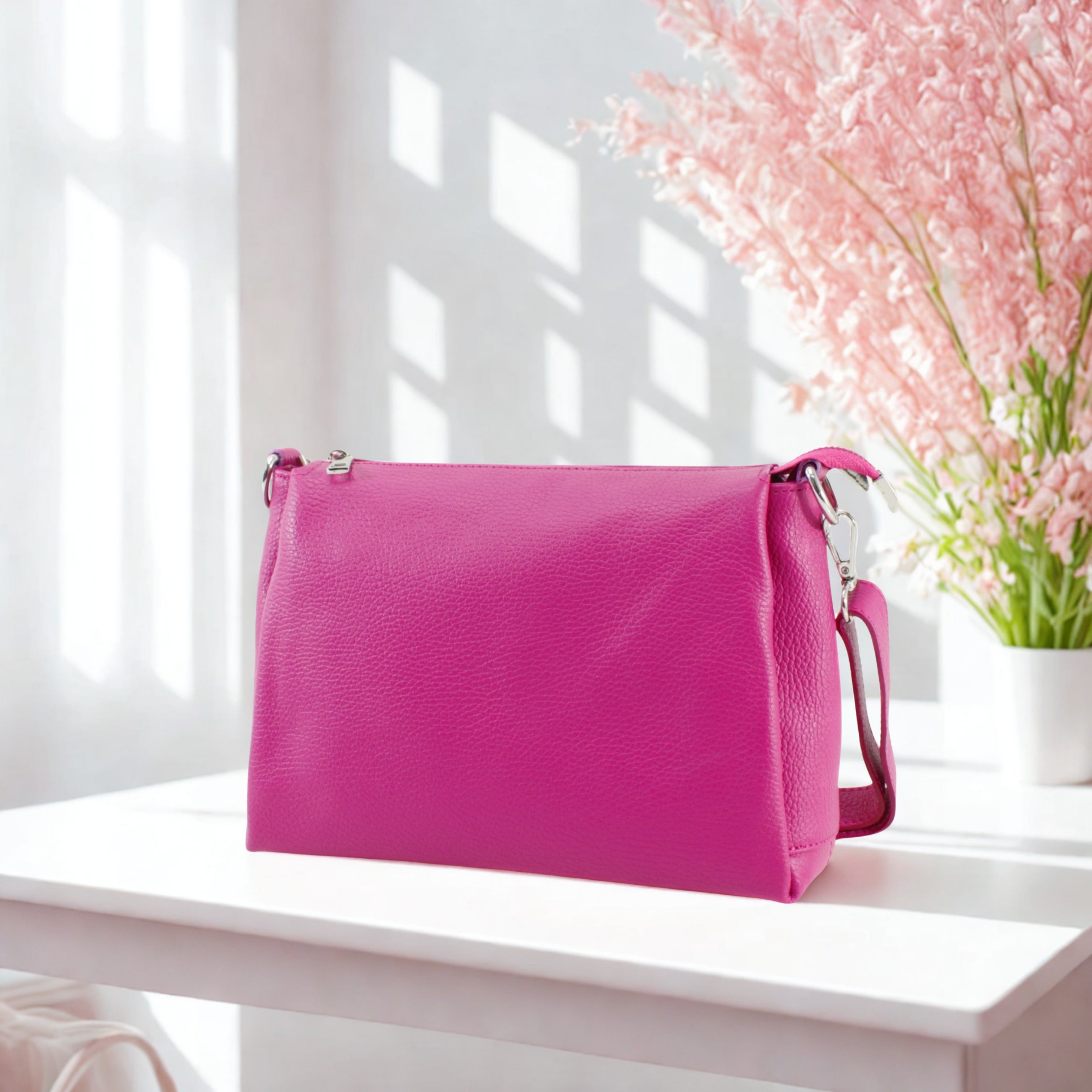 Italian Multi compartments Leather Bag