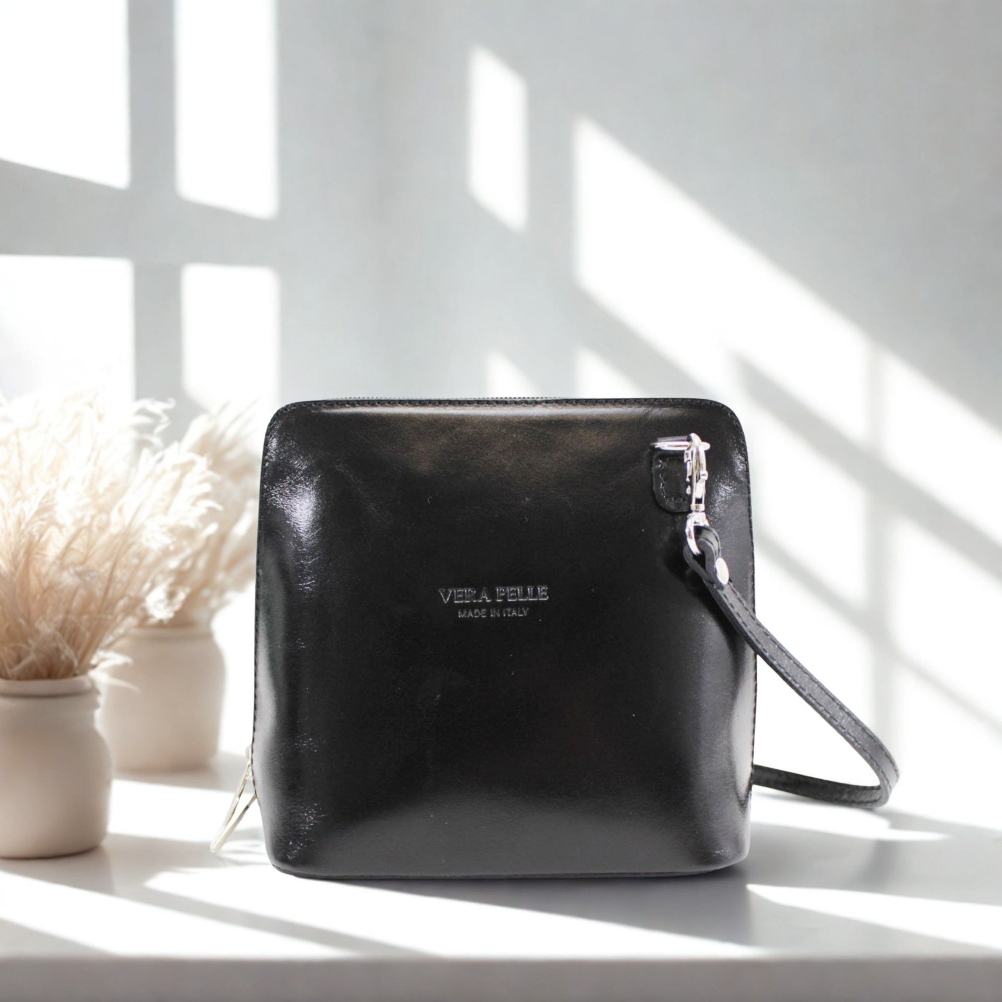 Leather Small Square Bag