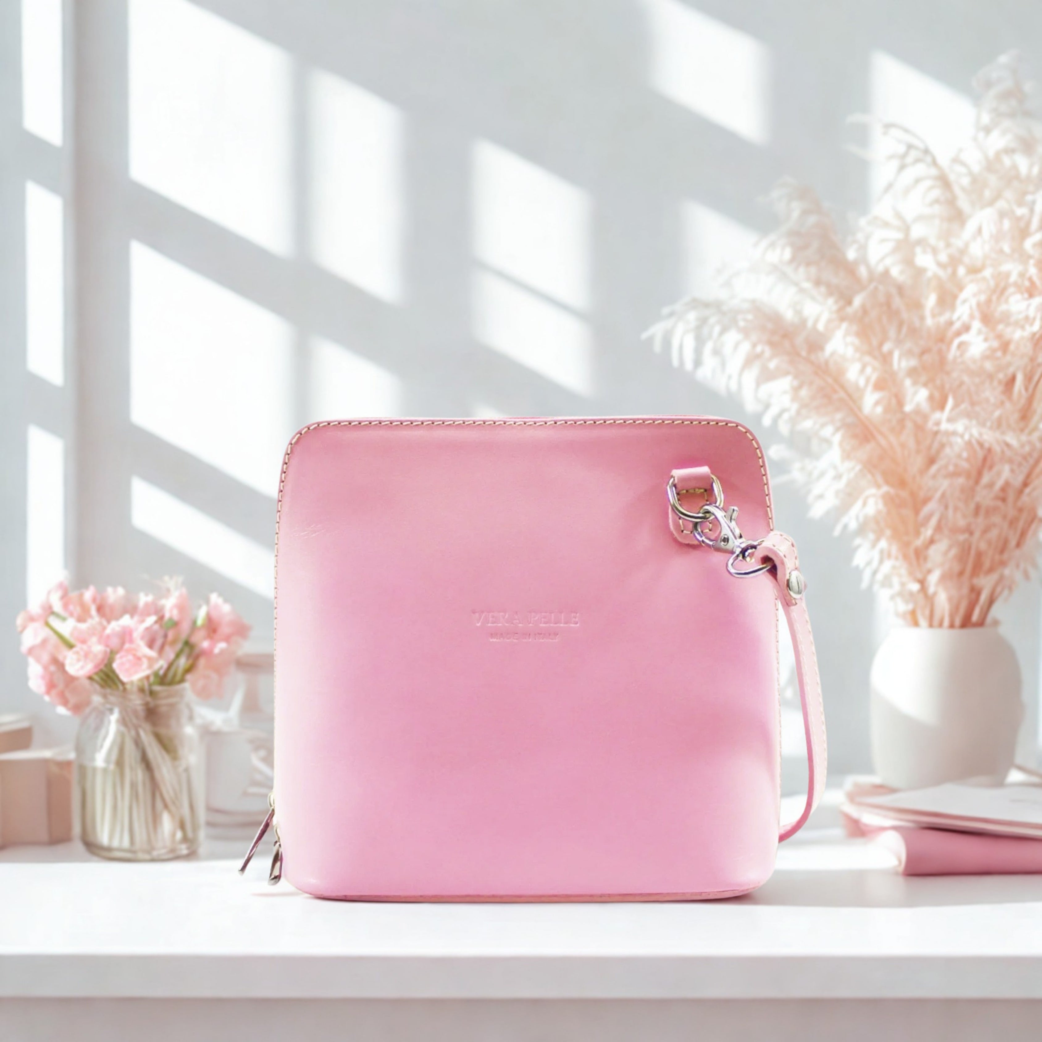 Leather Small Square Bag