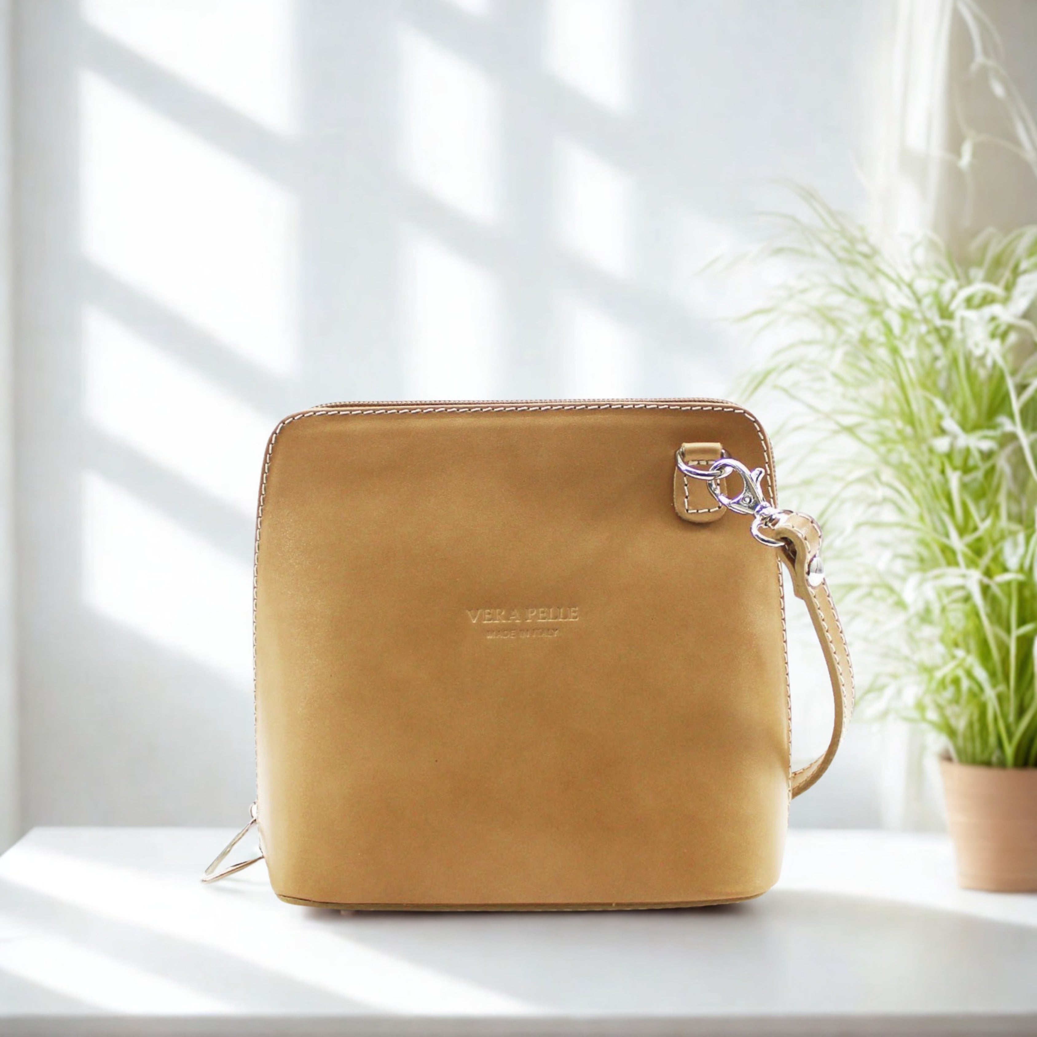Leather Small Square Bag