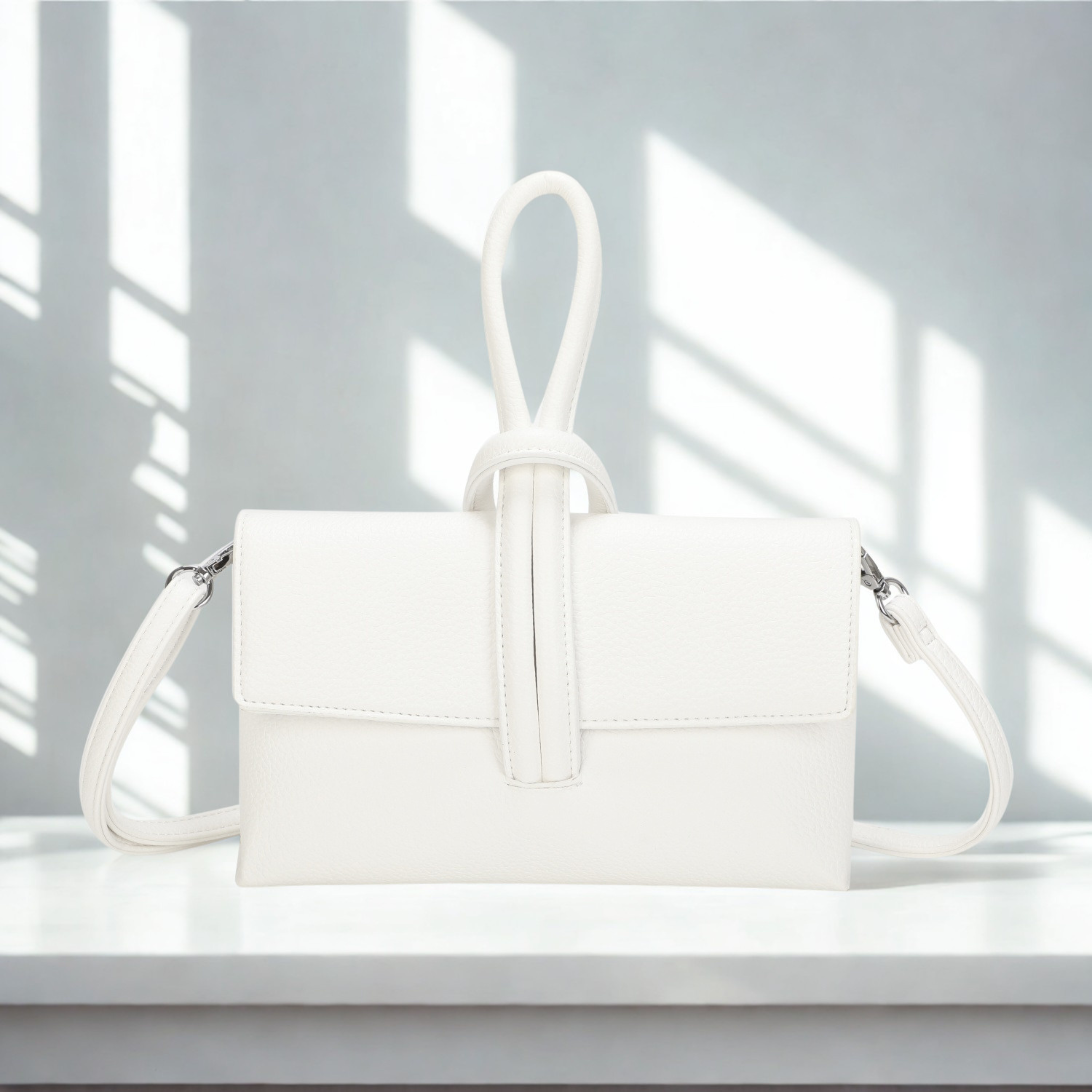Women’s PU Leather Crossbody Bag – Adjustable Shoulder Strap Handbag