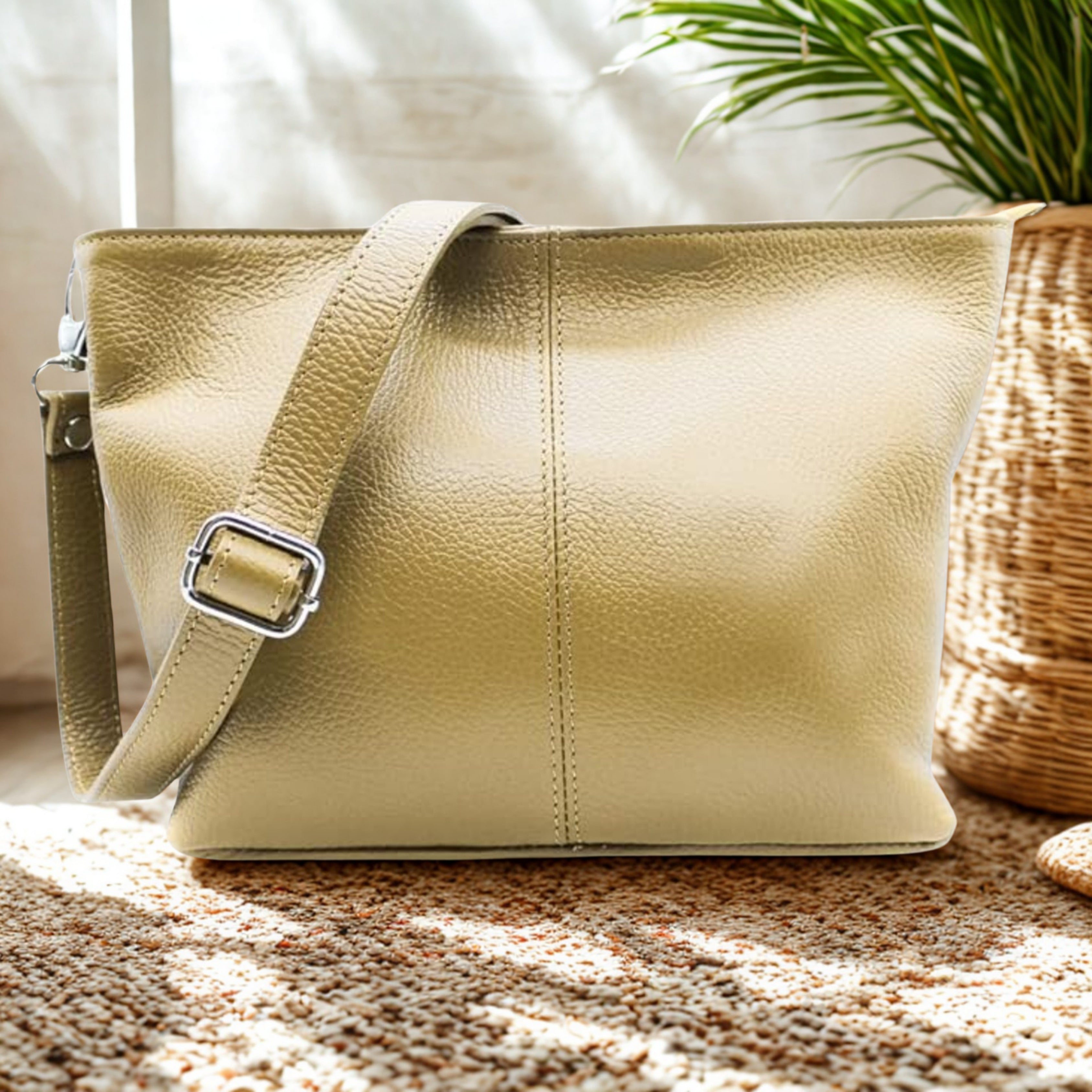Italian Leather Shoulder Bag