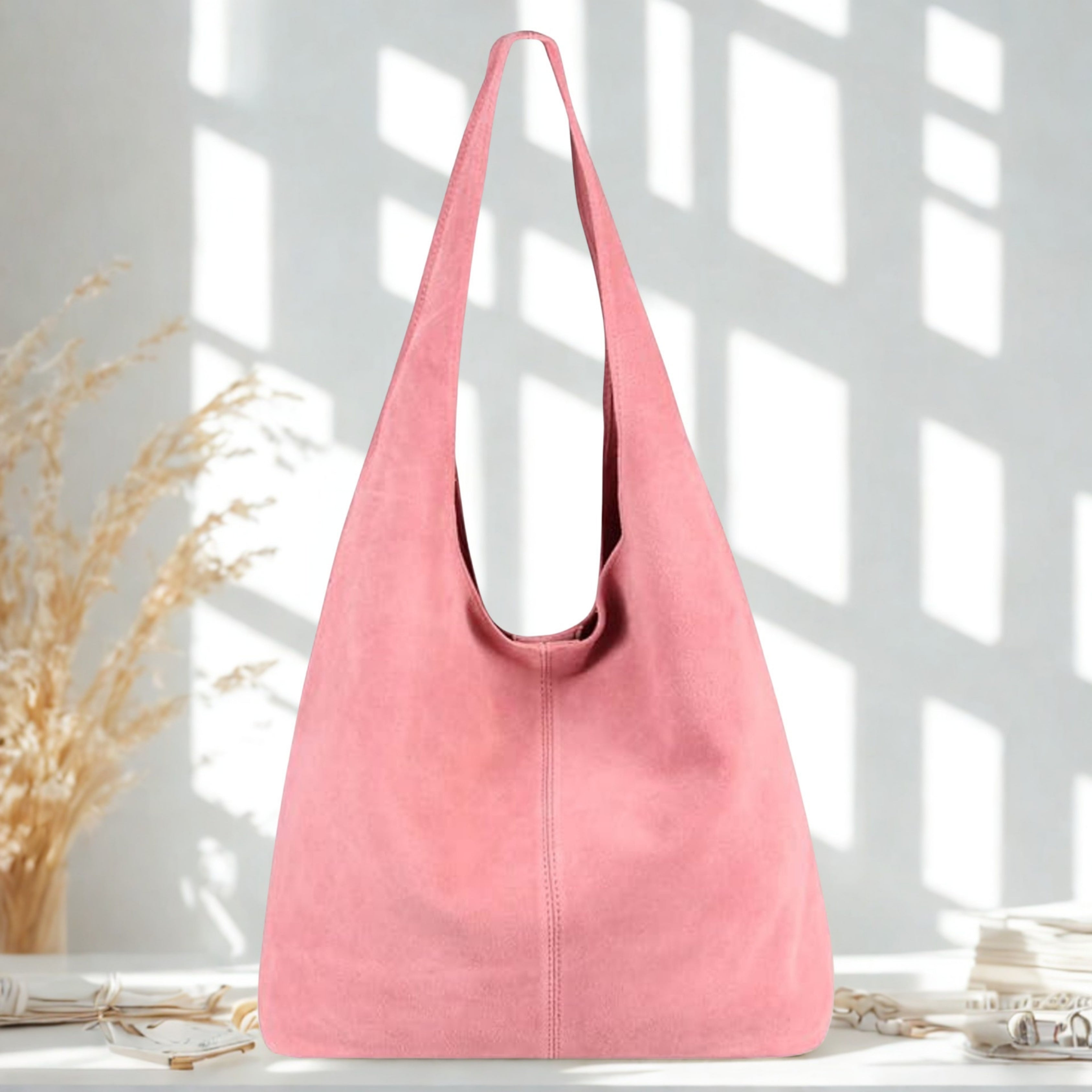 Italian Suede Shoulder Bag