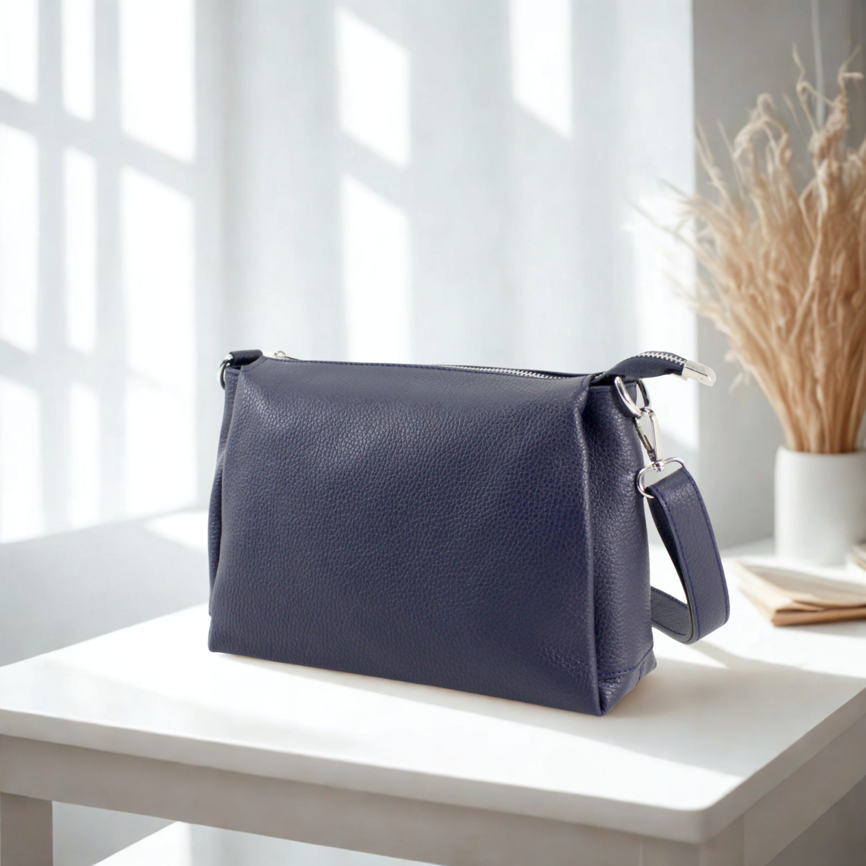 Italian Multi compartments Leather Bag