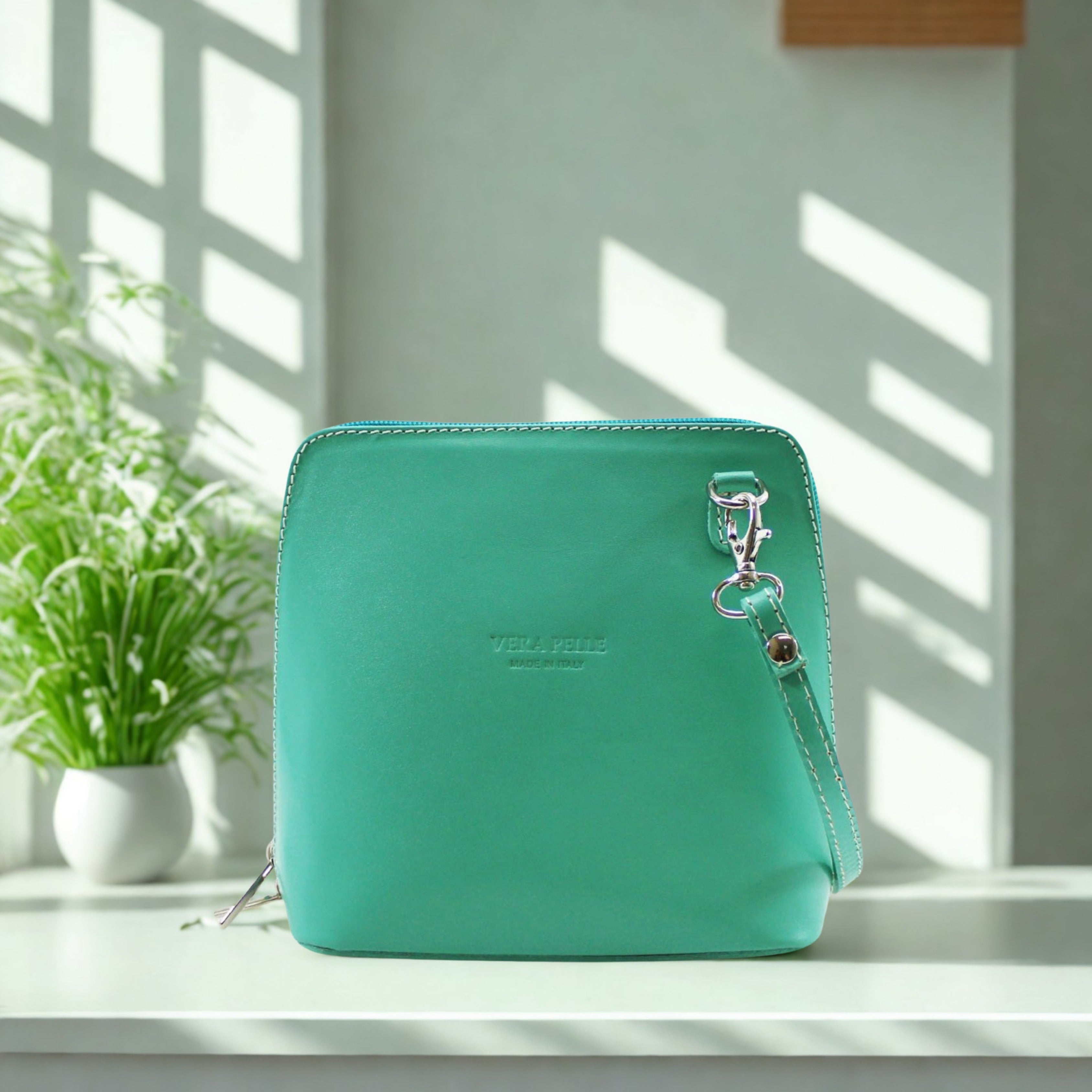 Leather Small Square Bag