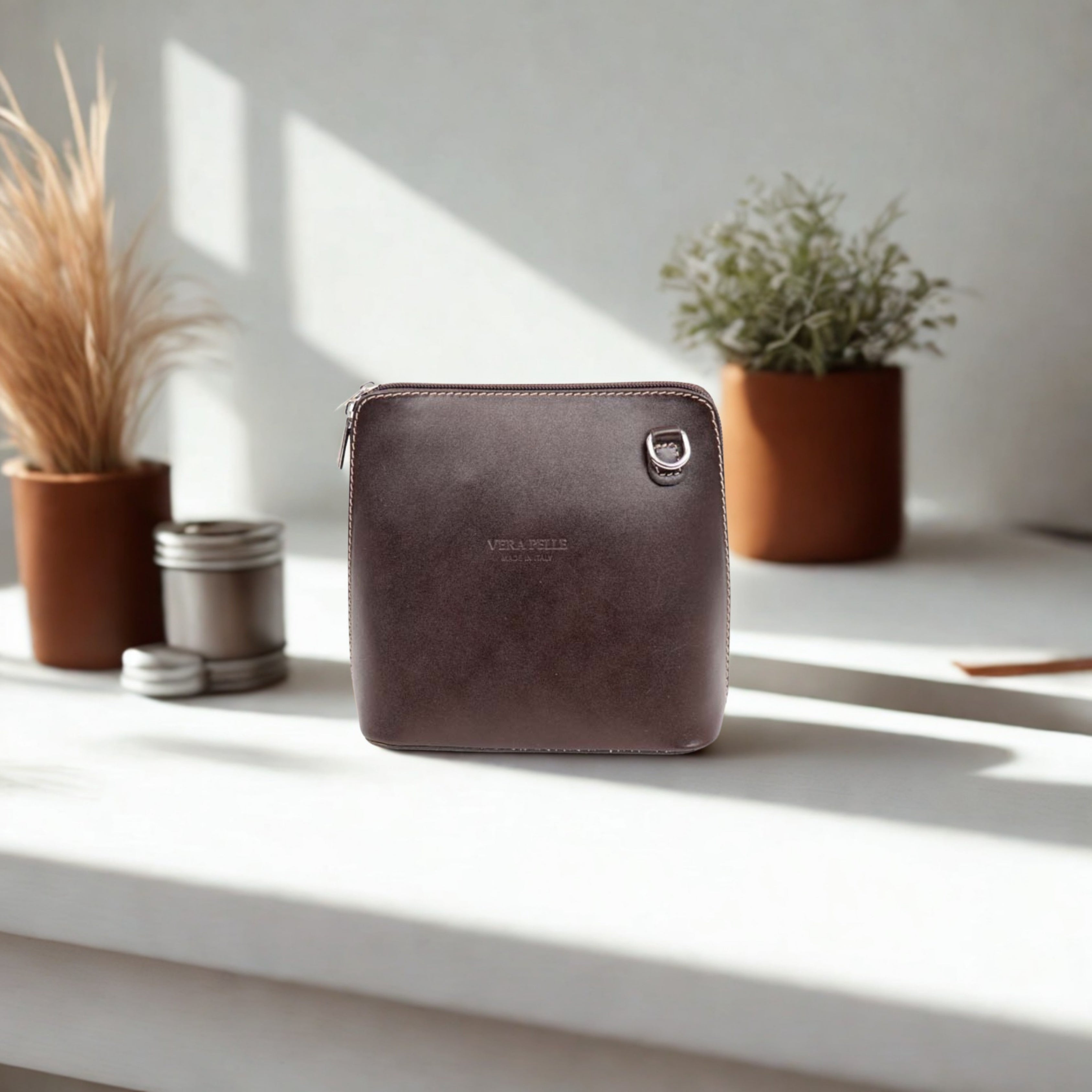 Leather Small Square Bag