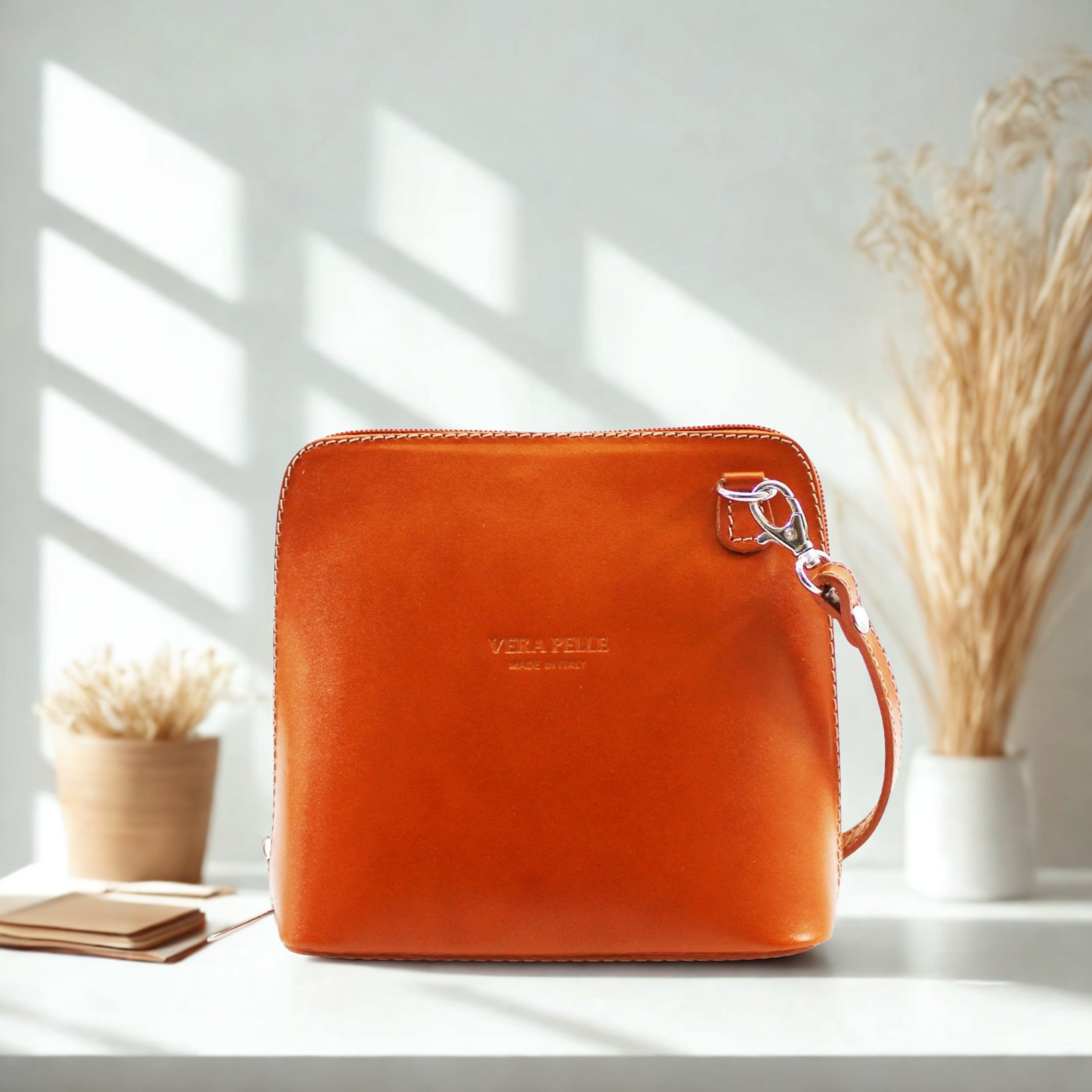 Leather Small Square Bag
