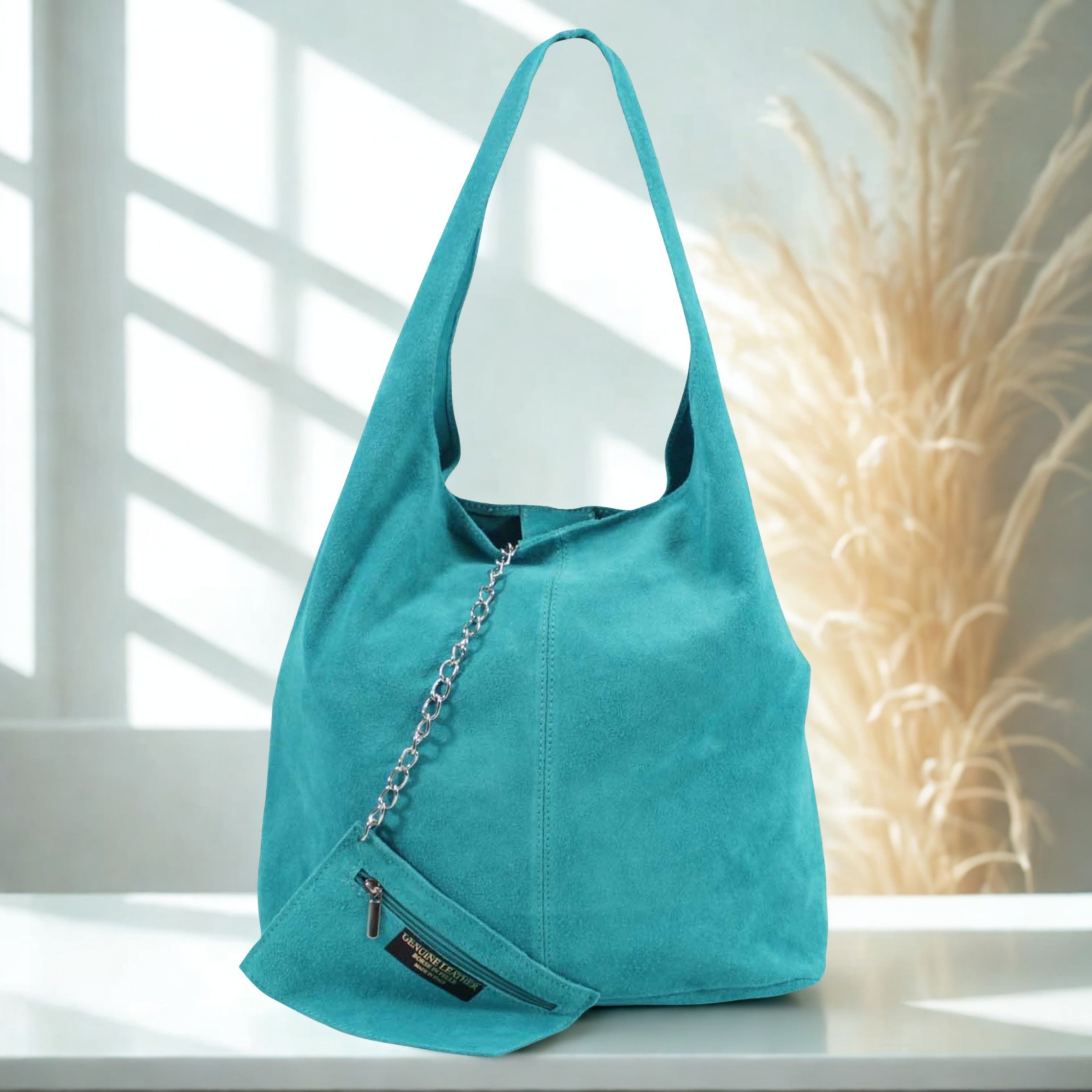 Italian Suede Shoulder Bag