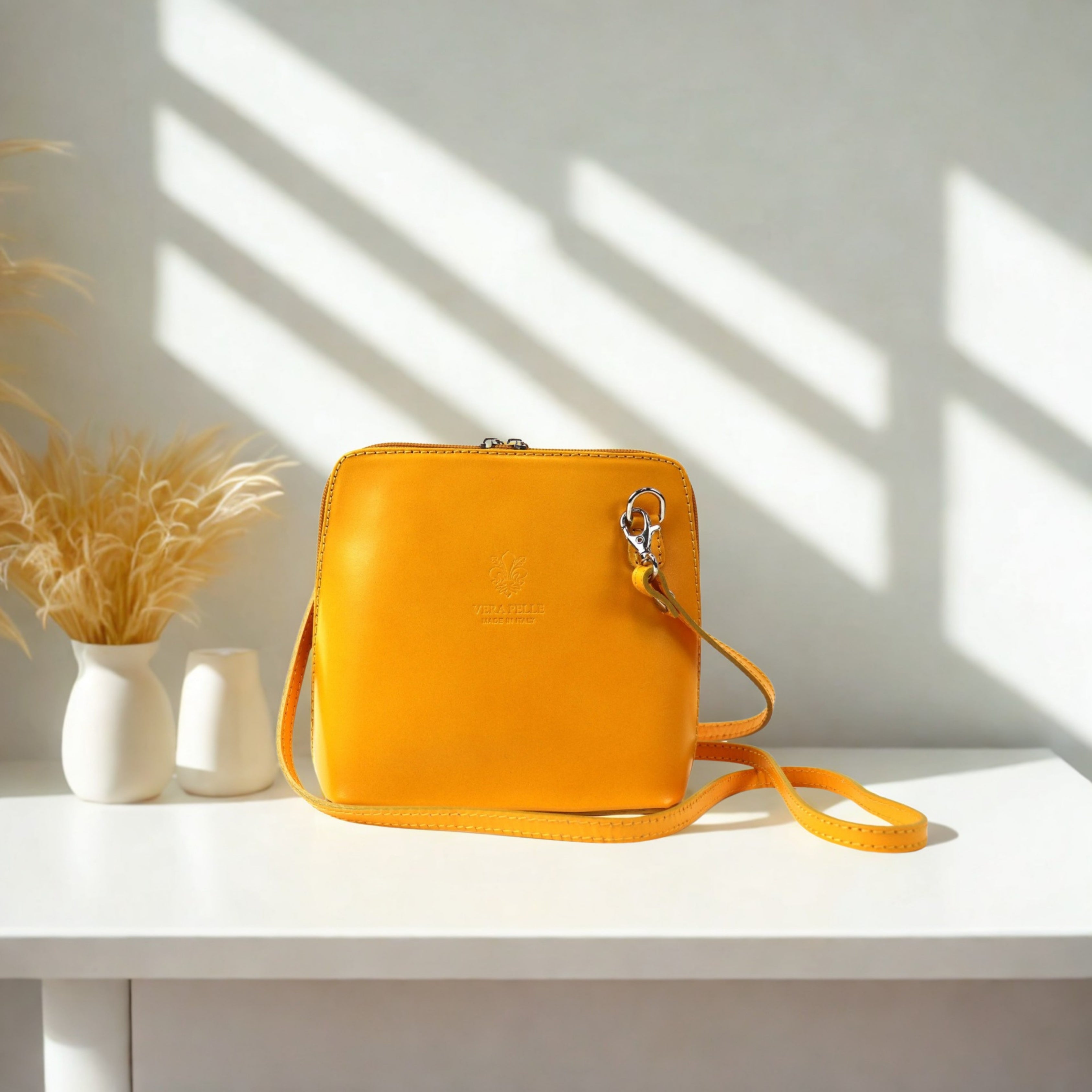 Leather Small Square Bag
