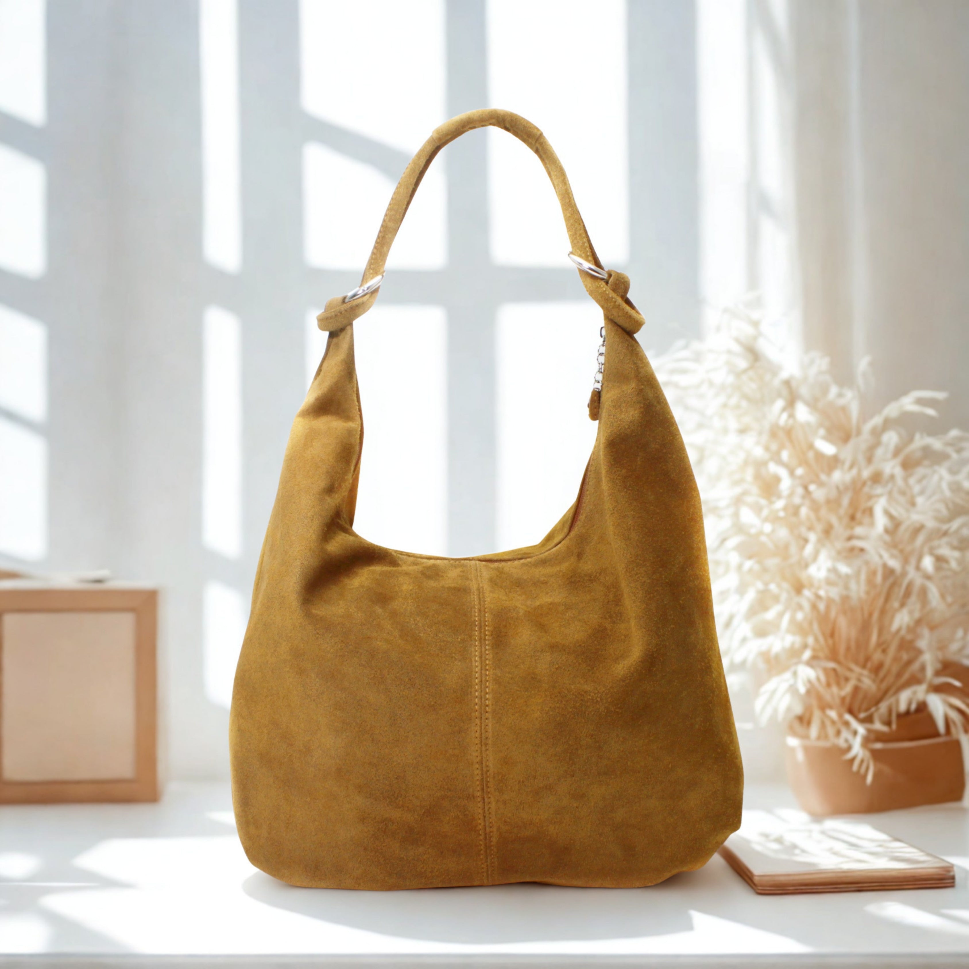 Italian Suede Shoulder bag