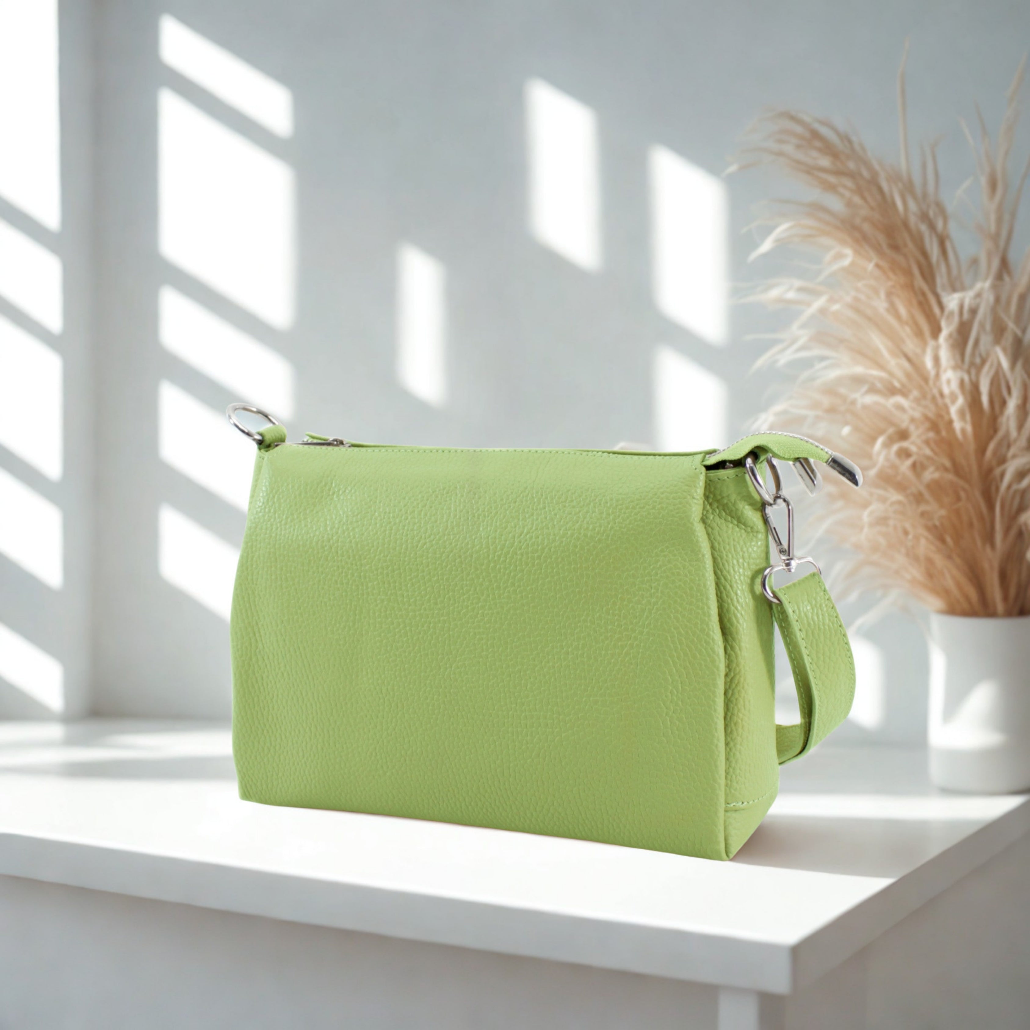 Italian Multi compartments Leather Bag