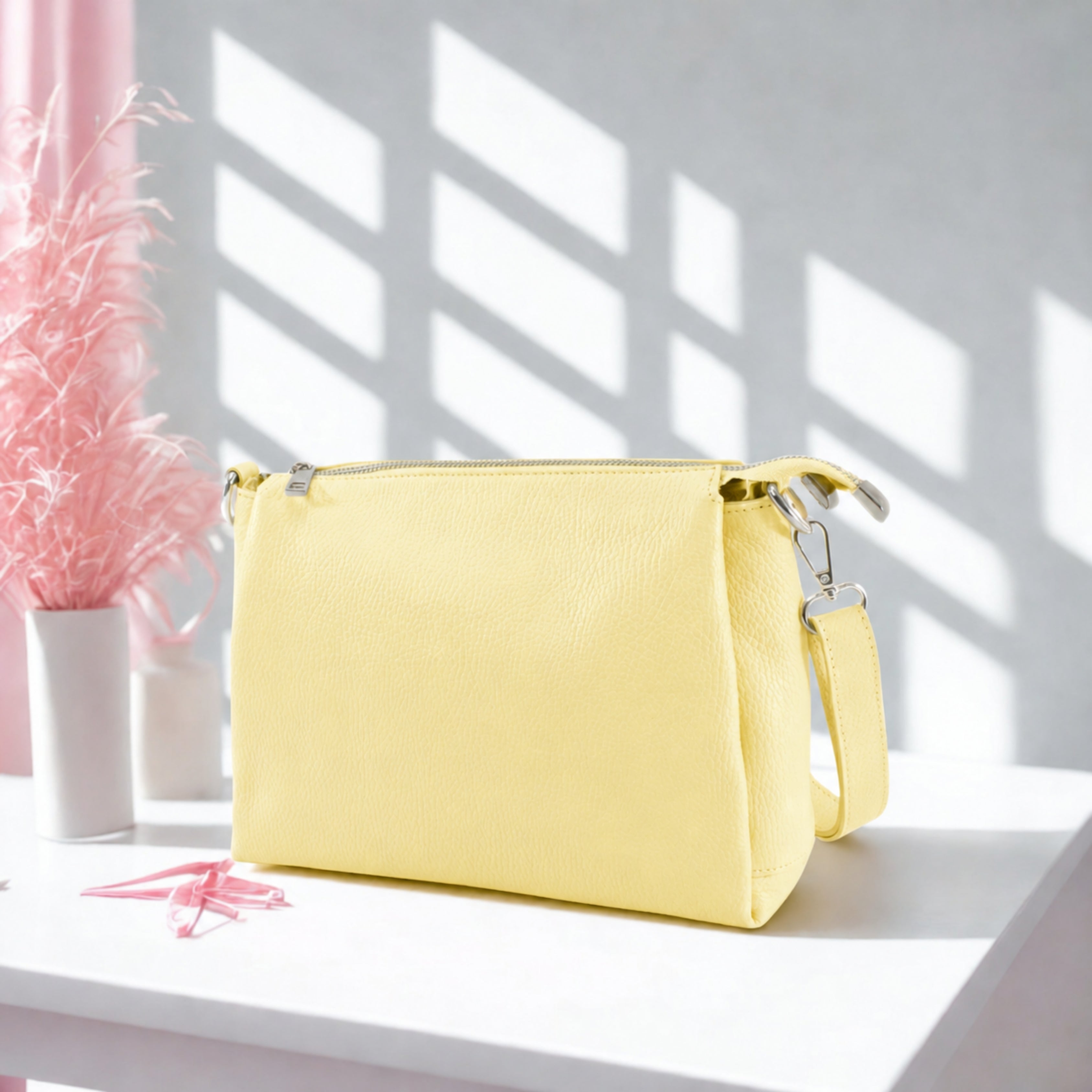 Italian Multi compartments Leather Bag
