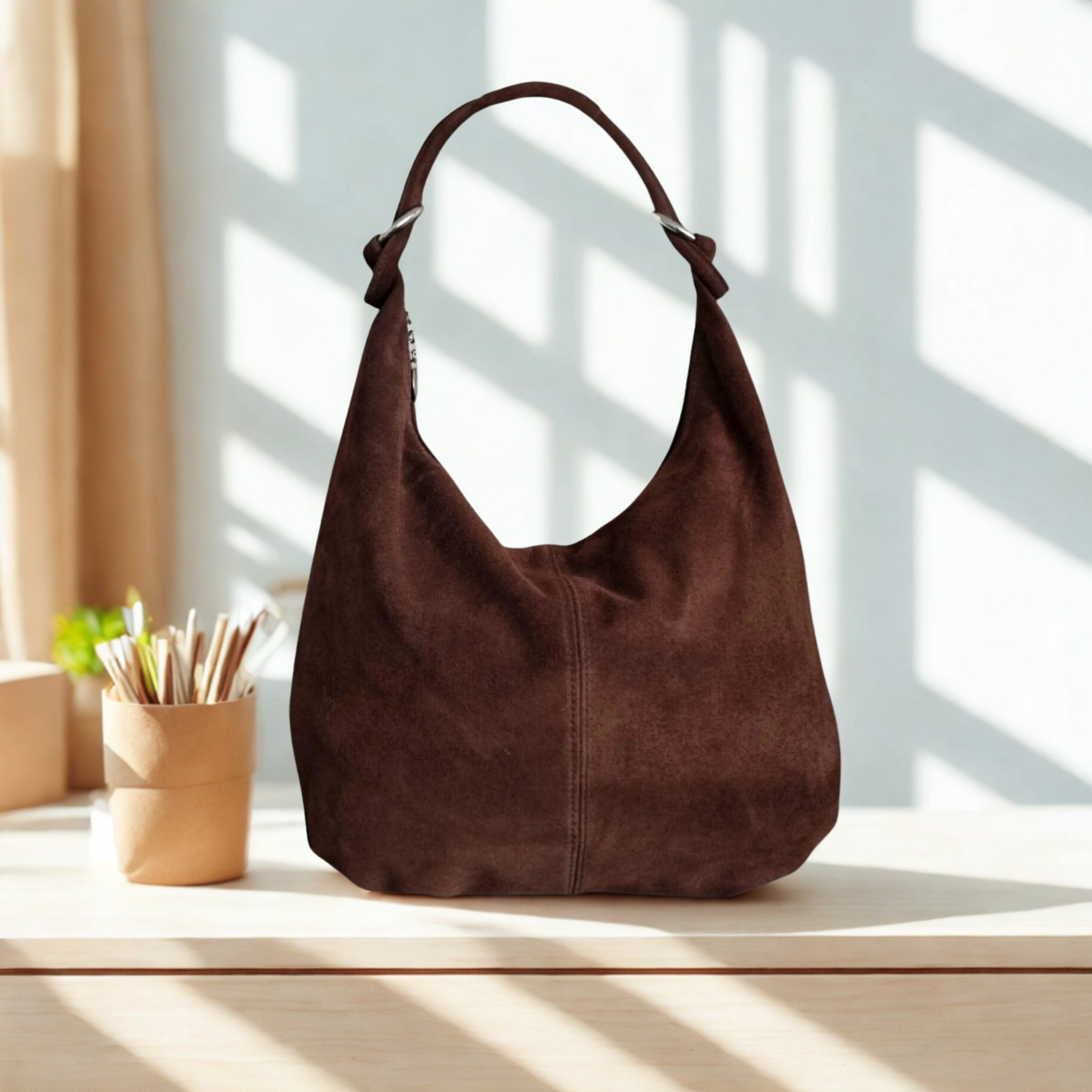 Italian Suede Shoulder bag