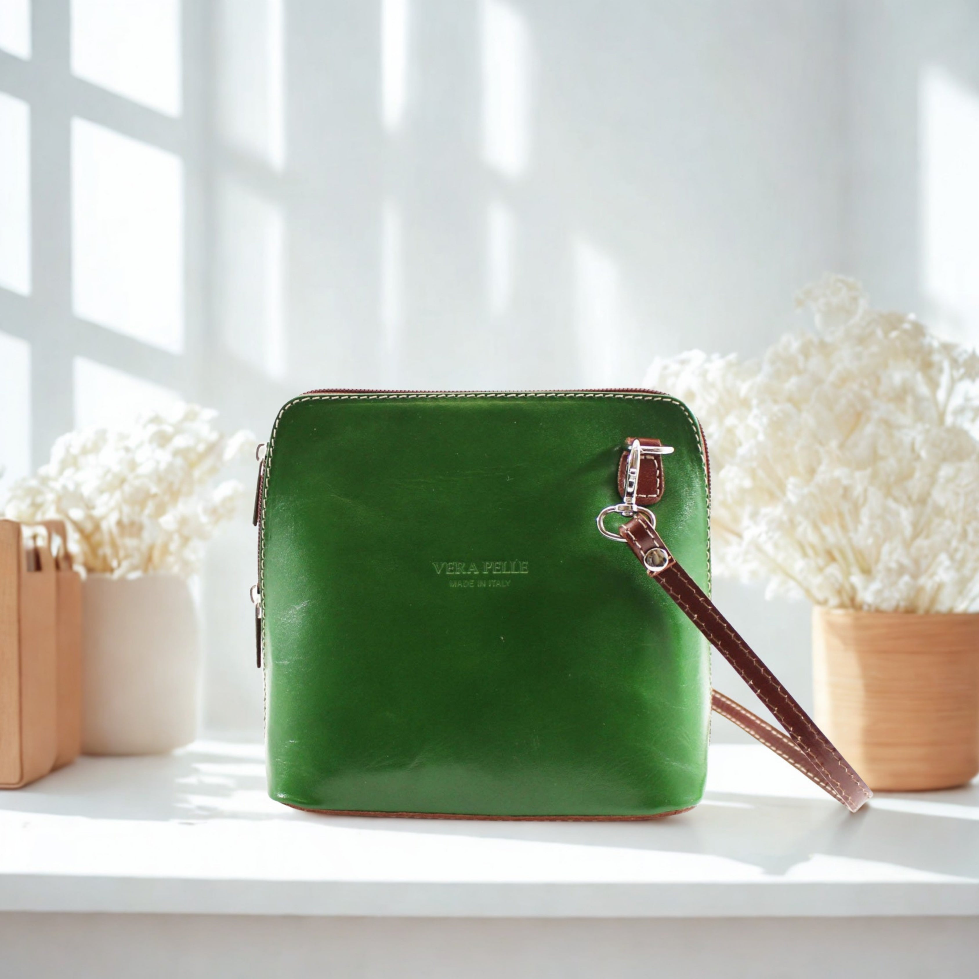 Leather Small Square Bag