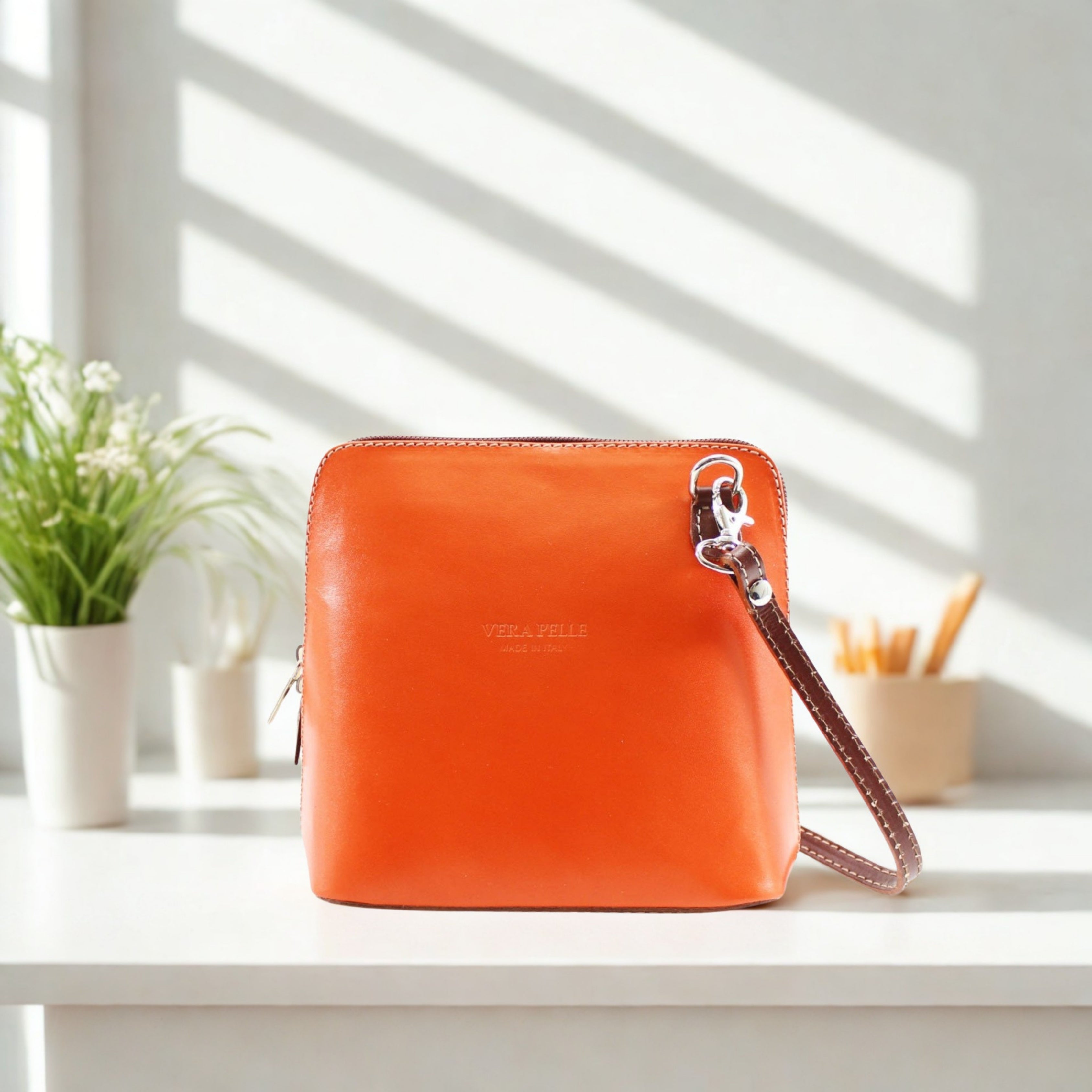 Leather Small Square Bag