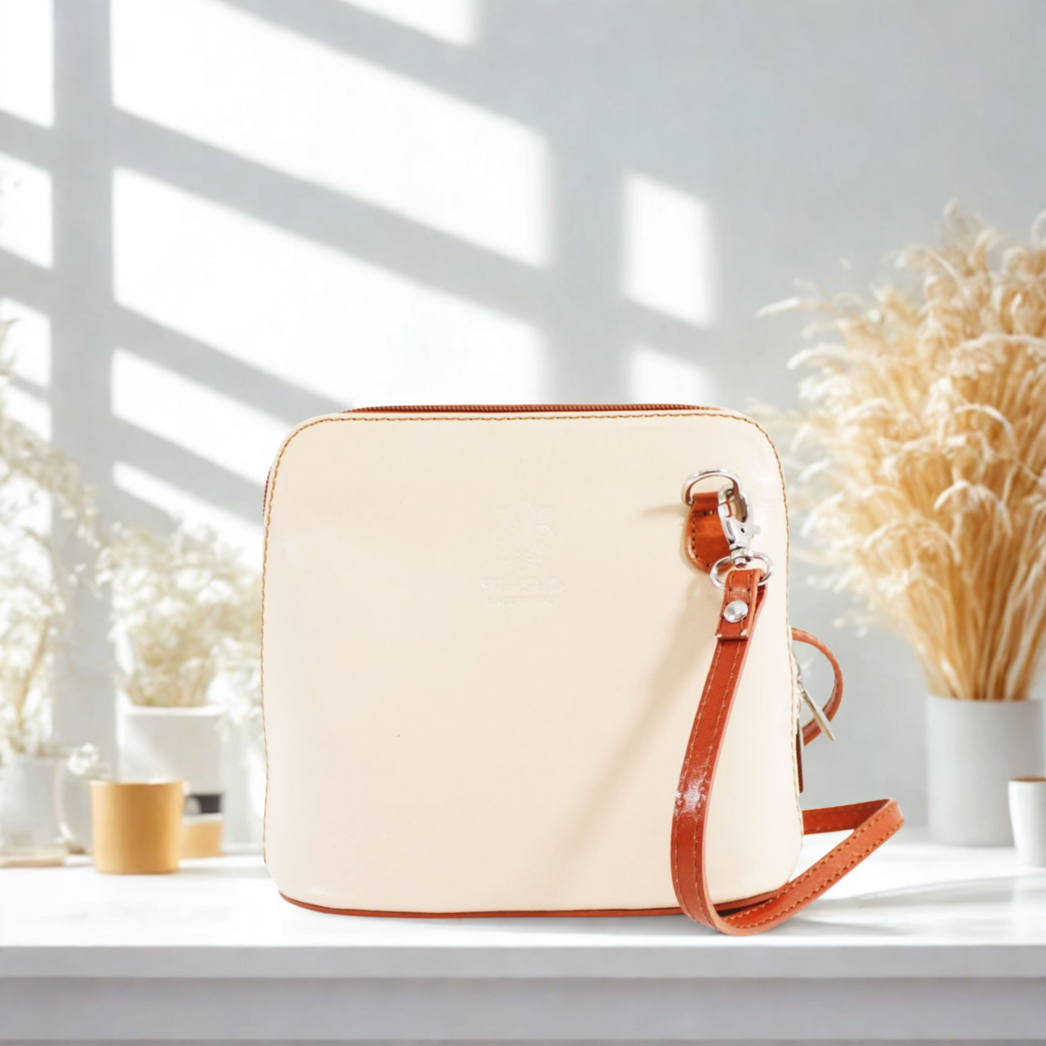 Leather Small Square Bag