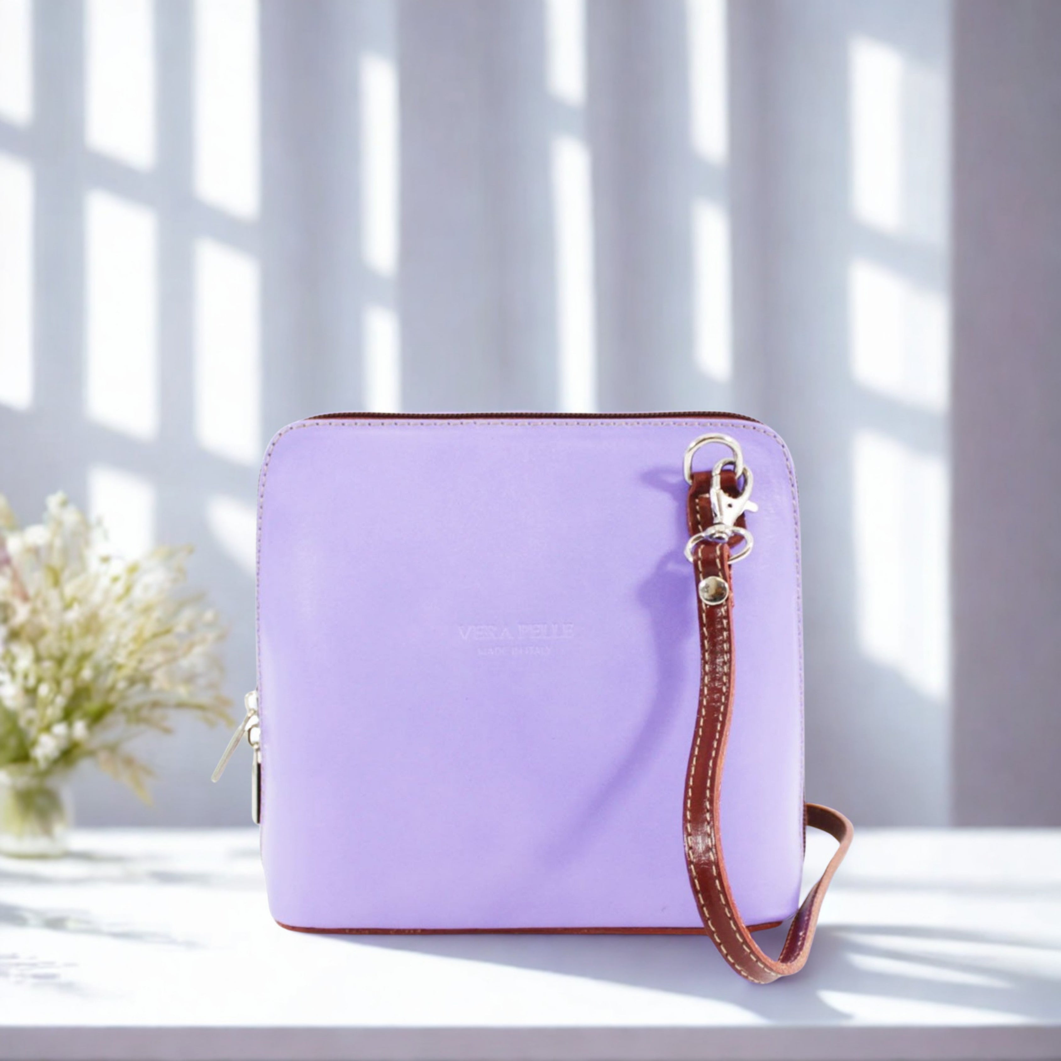 Leather Small Square Bag