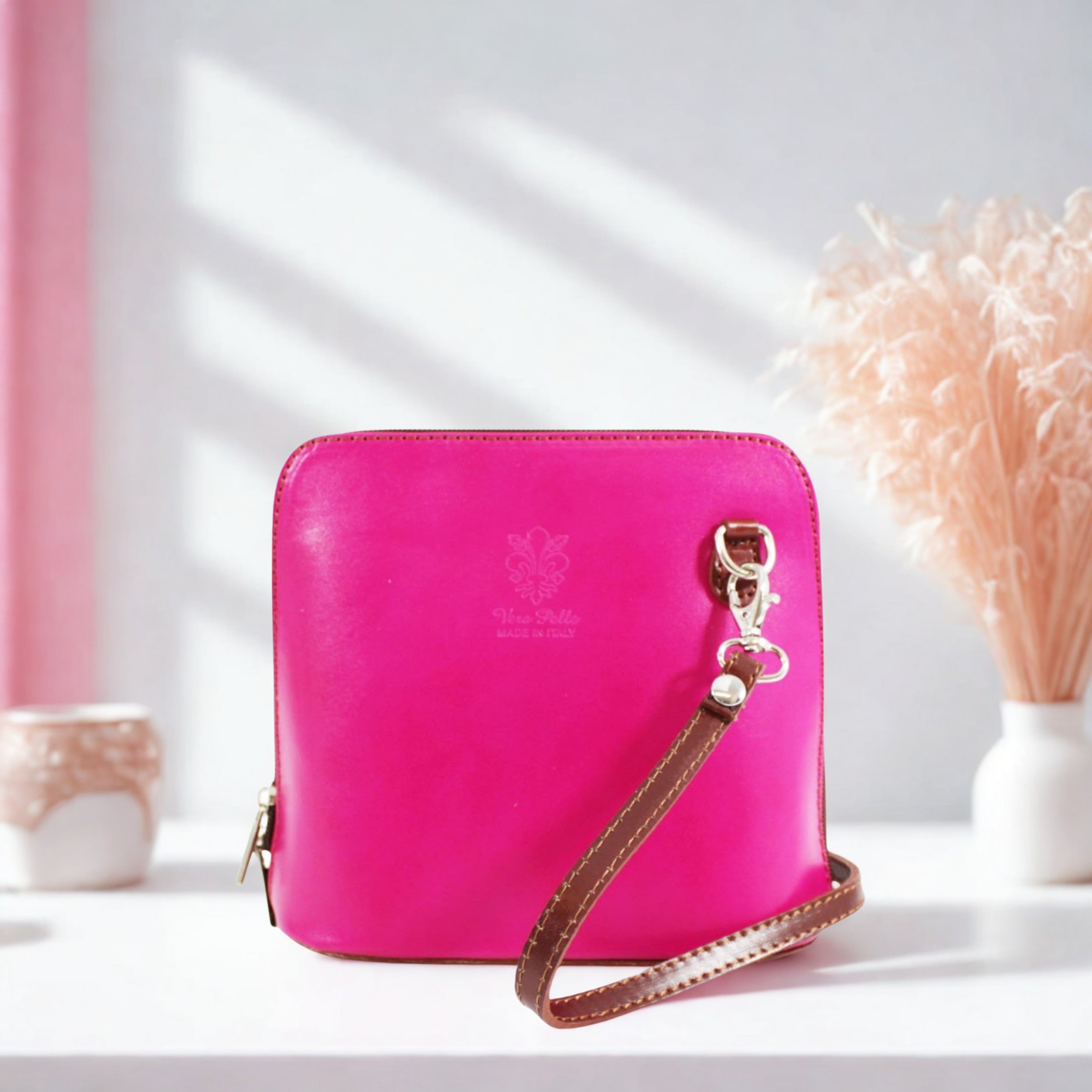 Leather Small Square Bag