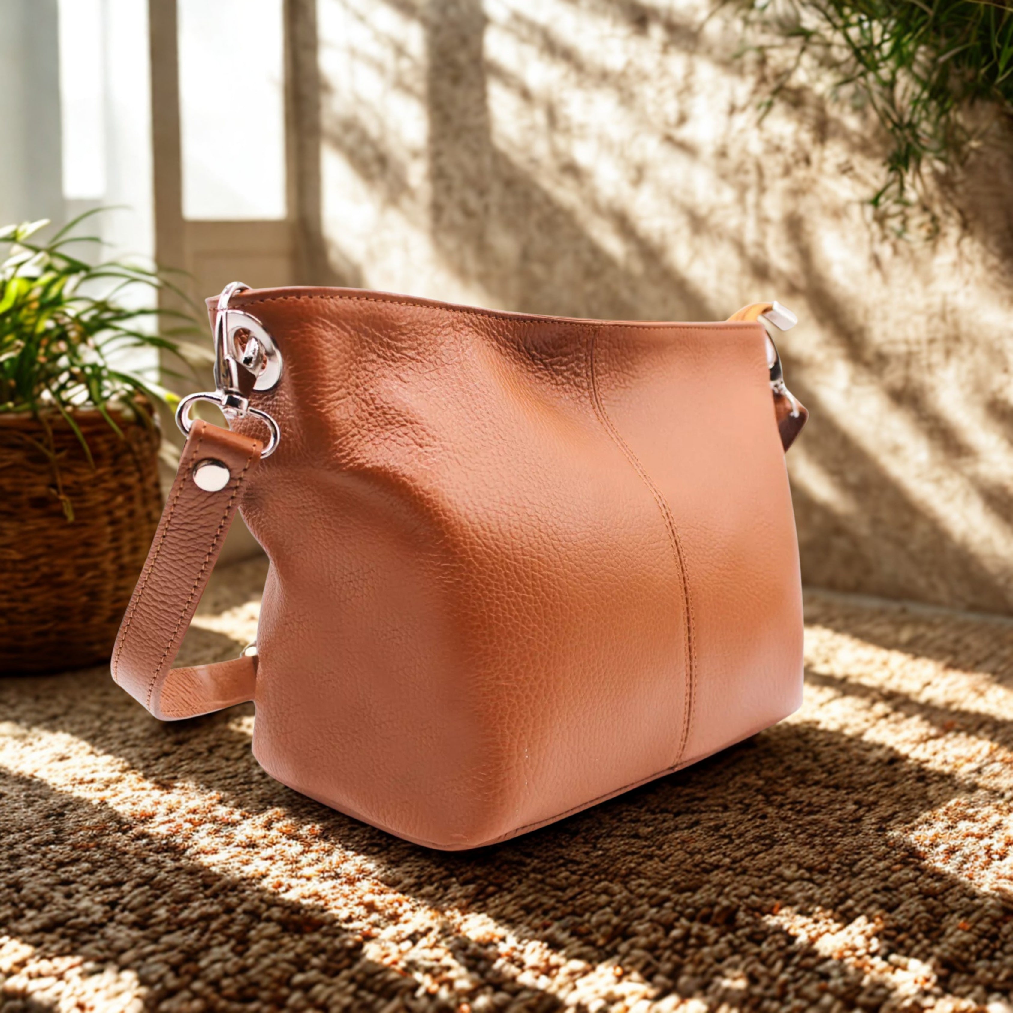Italian Leather Shoulder Bag