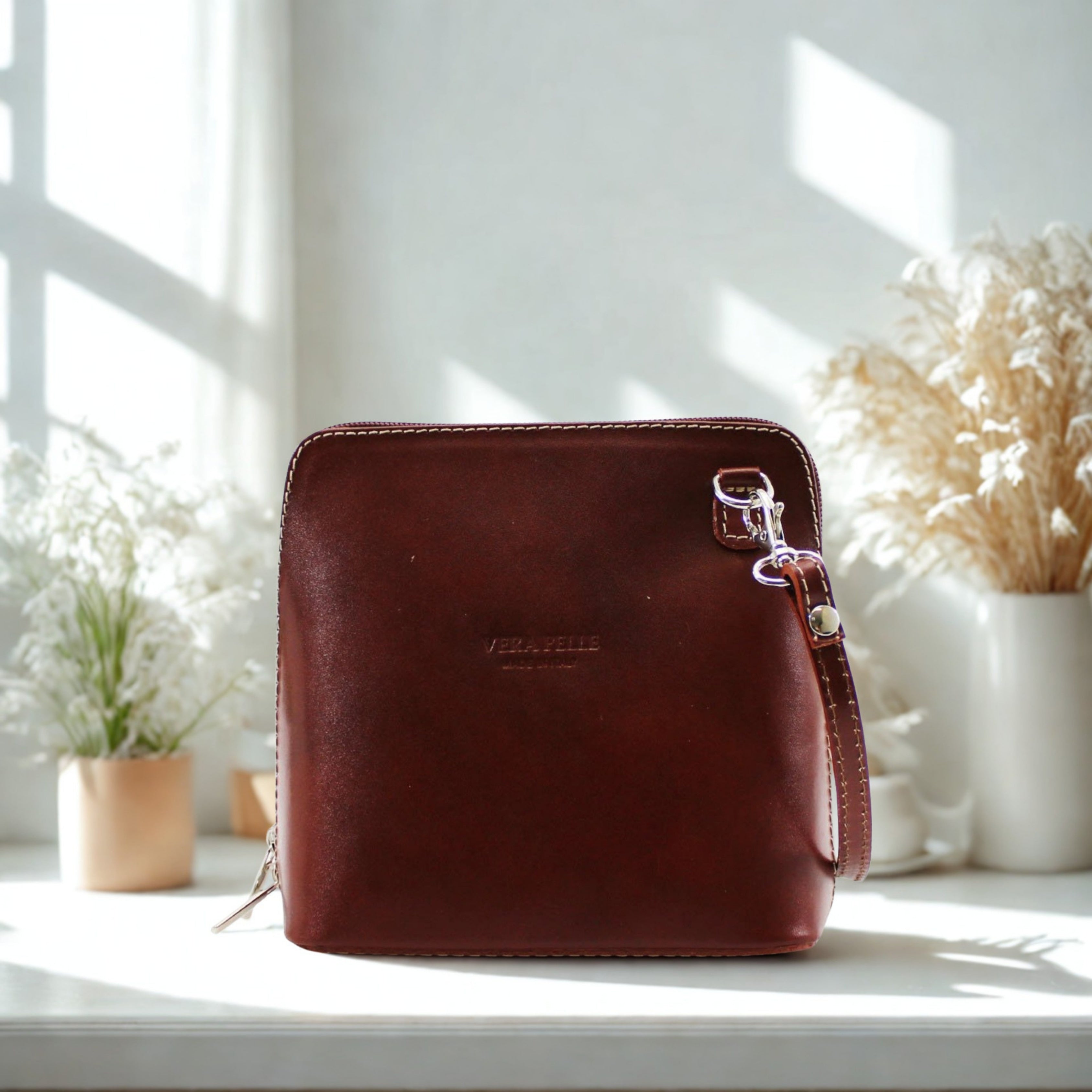 Leather Small Square Bag
