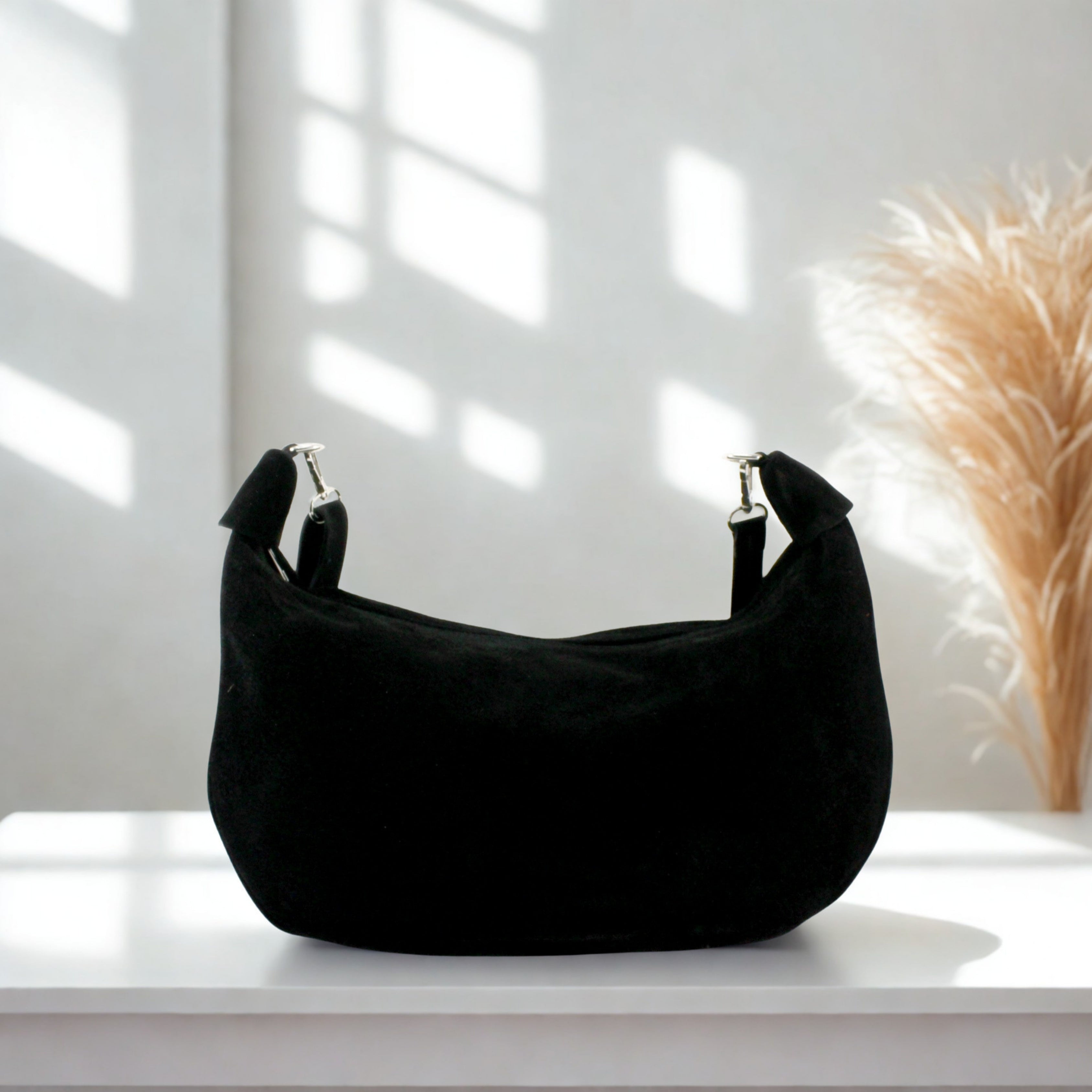 Italian Suede Shoulder Bag