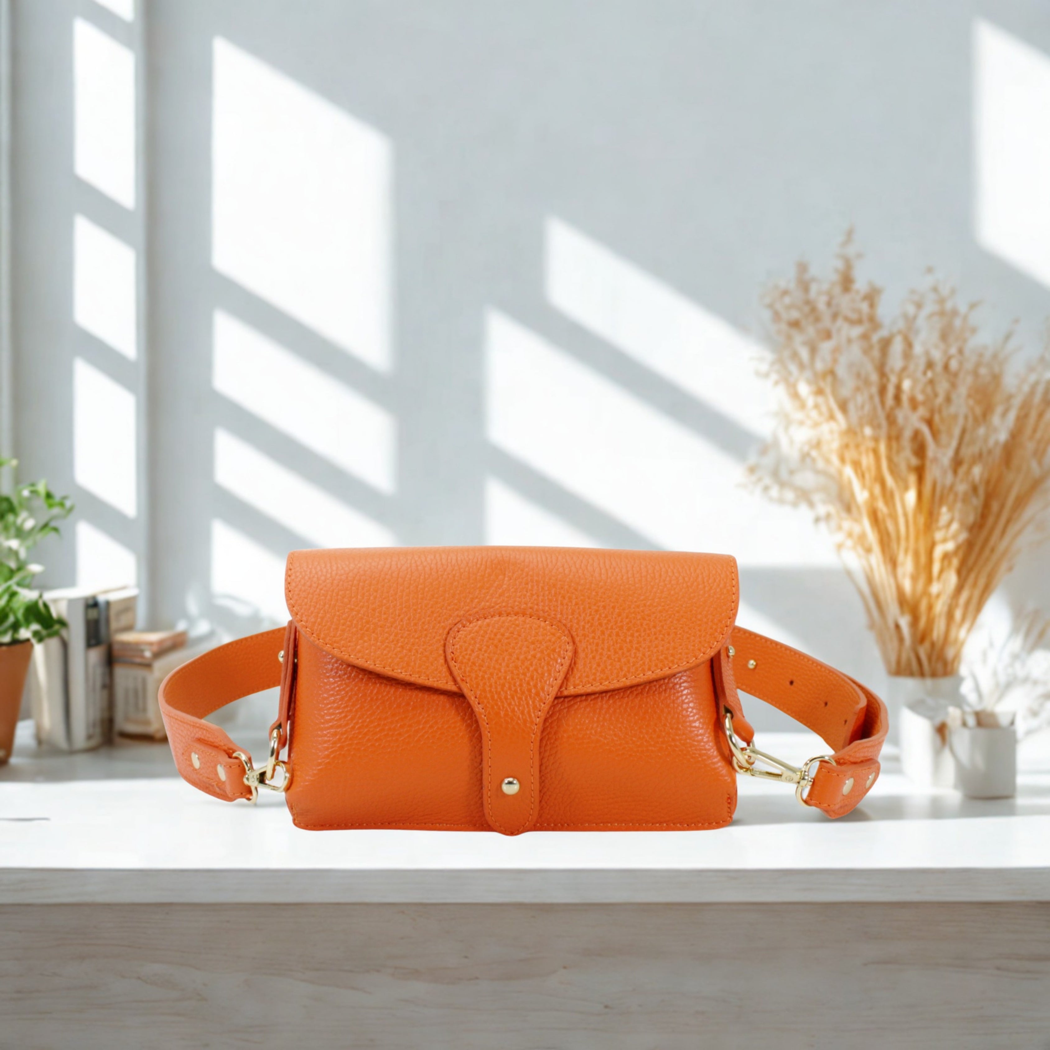 Leather Crossbody Bag