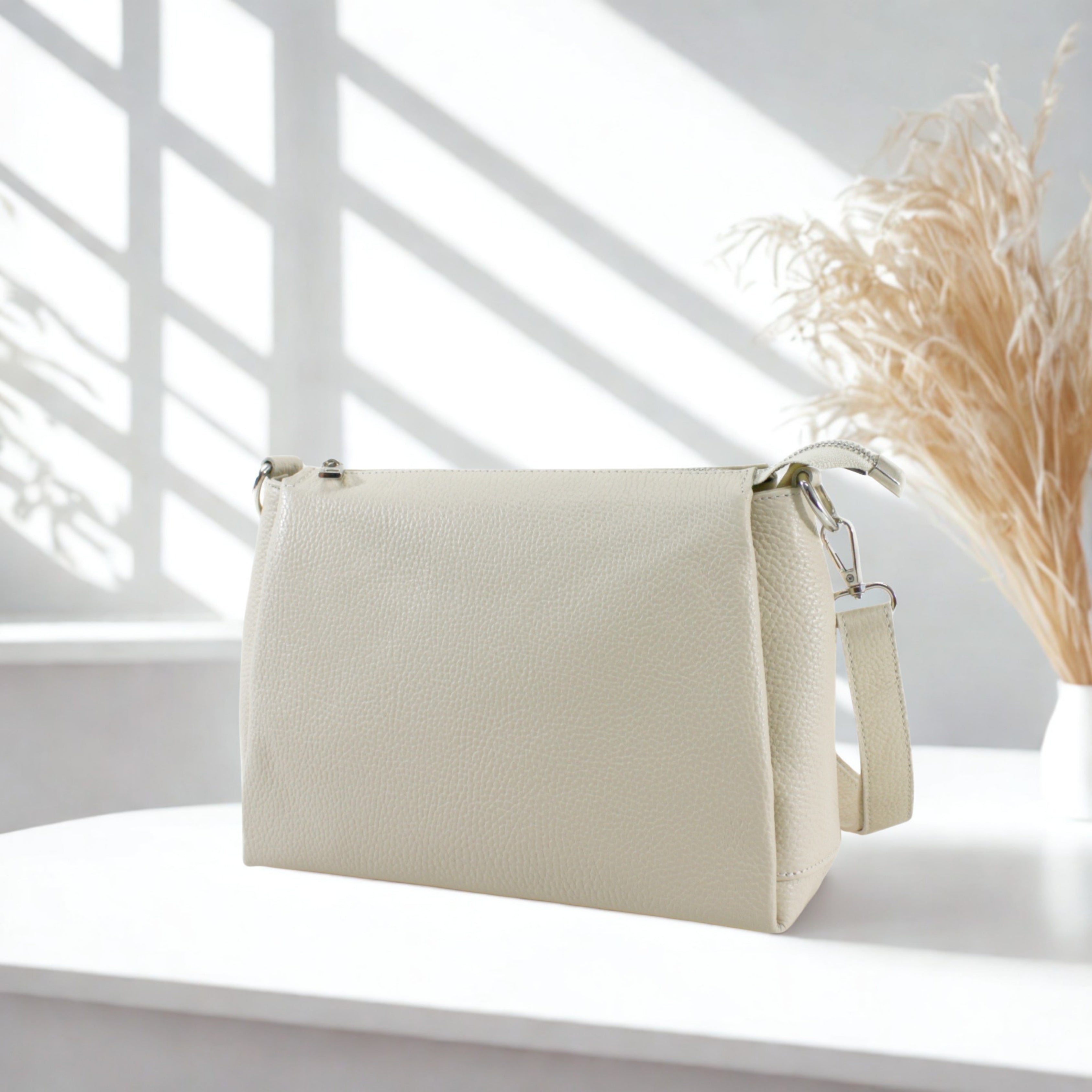 Italian Multi compartments Leather Bag