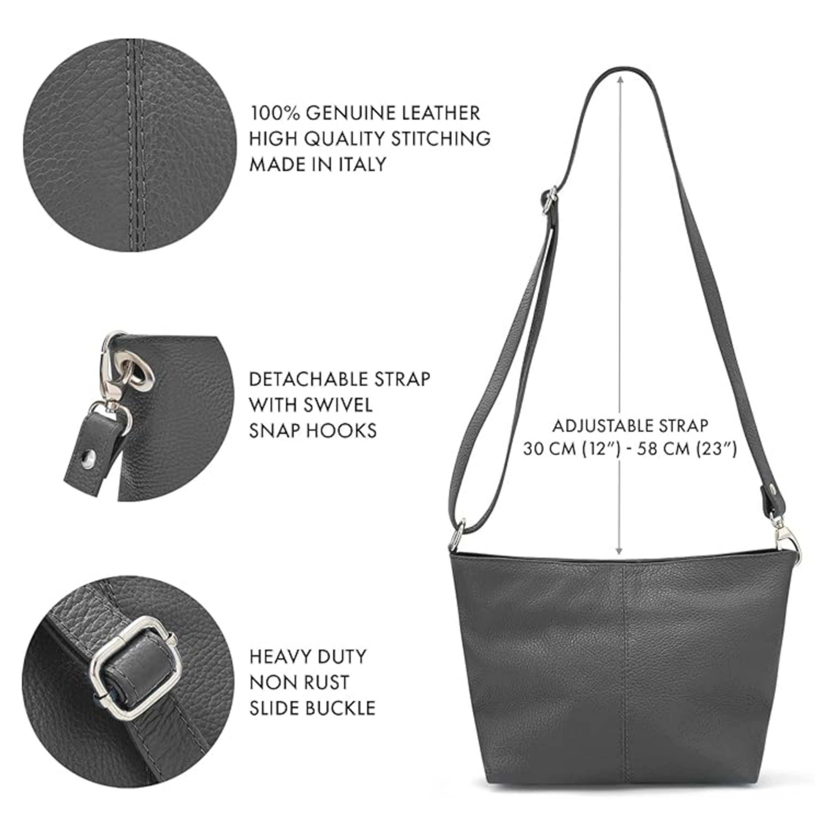 Italian Leather Shoulder Bag
